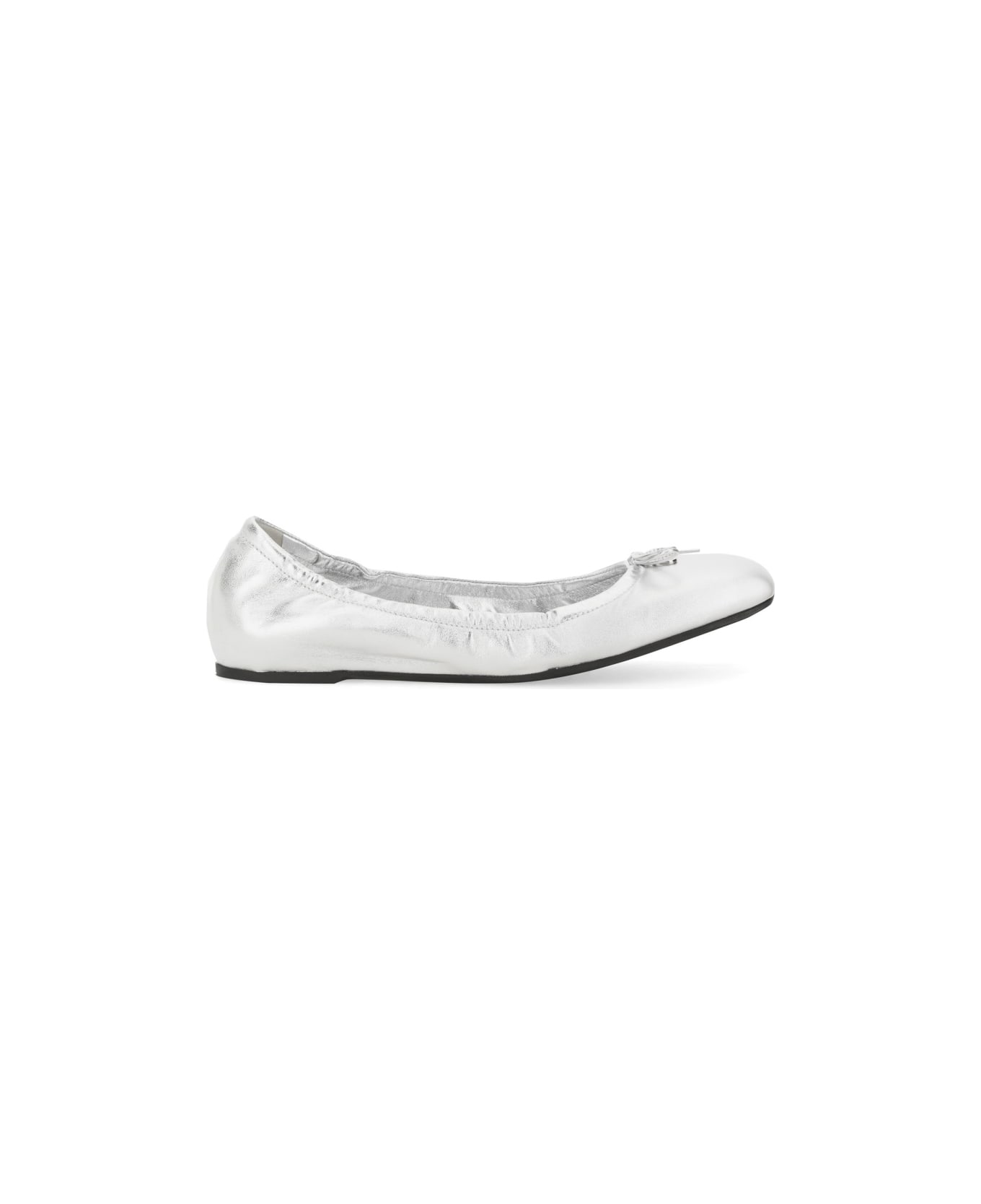 Valentino Garavani 'vlogo Signature' Ballet Shoes - SILVER