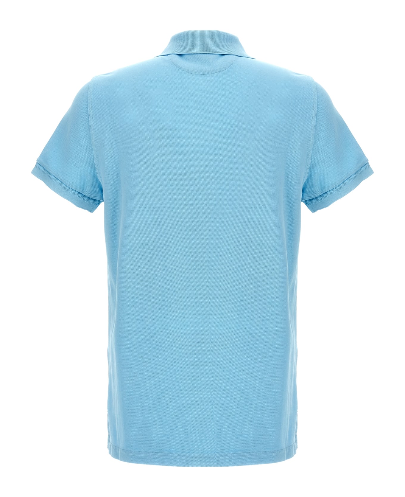 Tom Ford Pique Polo Shirt - Light Blue