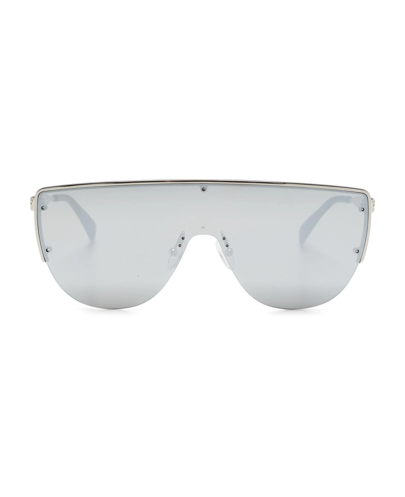 Alexander McQueen Skull Detailed Sunglasses - Silver サングラス