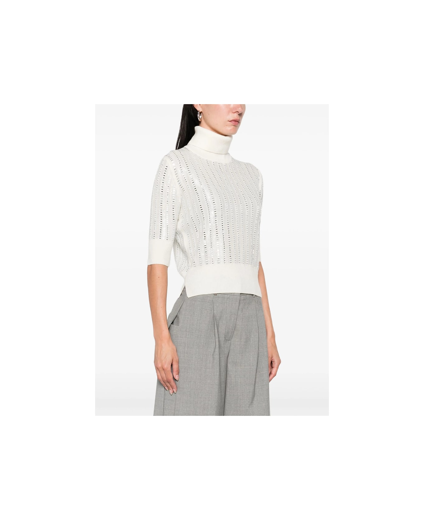 Ermanno Scervino Sweater - WHITE