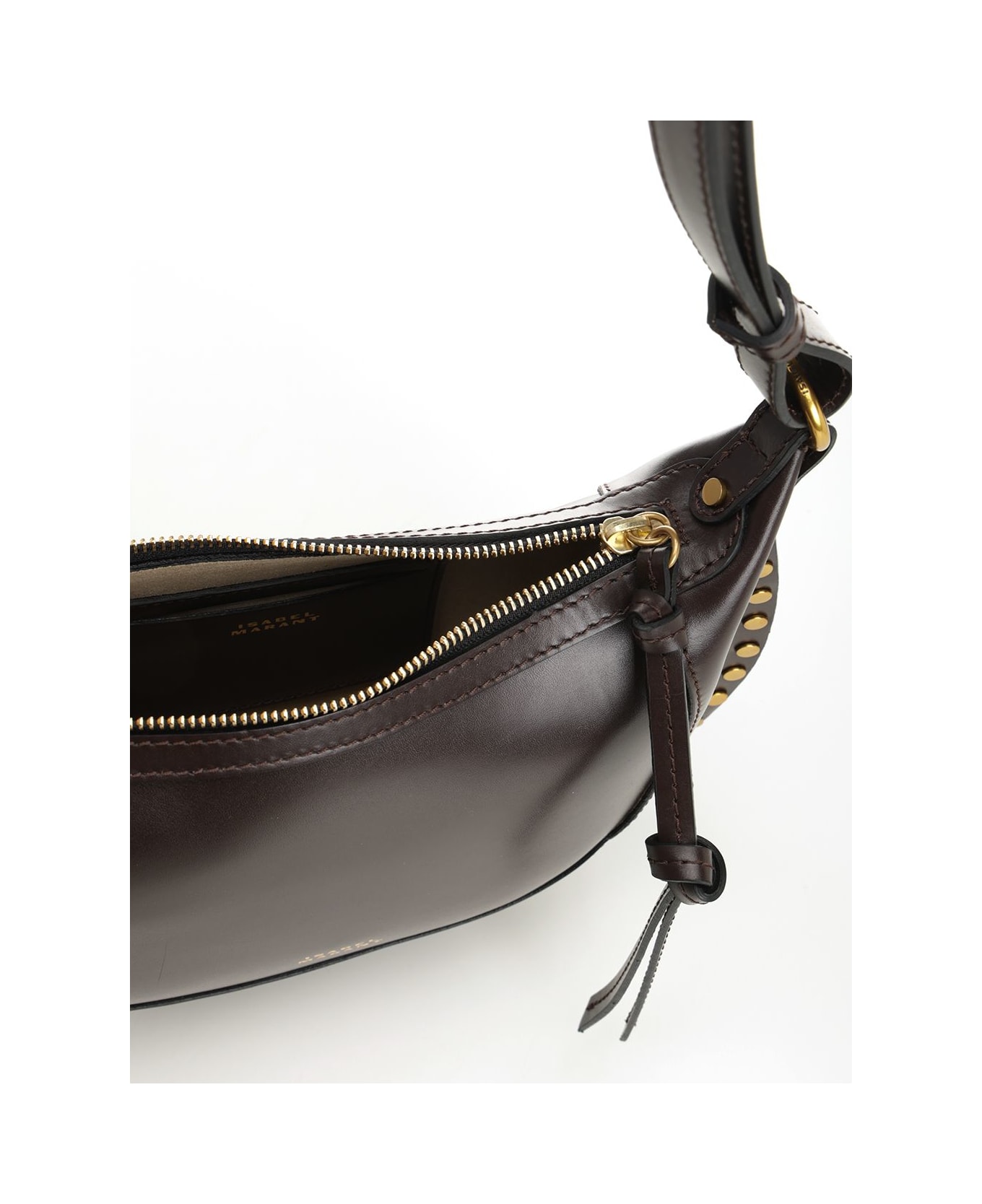 Isabel Marant Oskan Moon Bag - CHOCOLATE