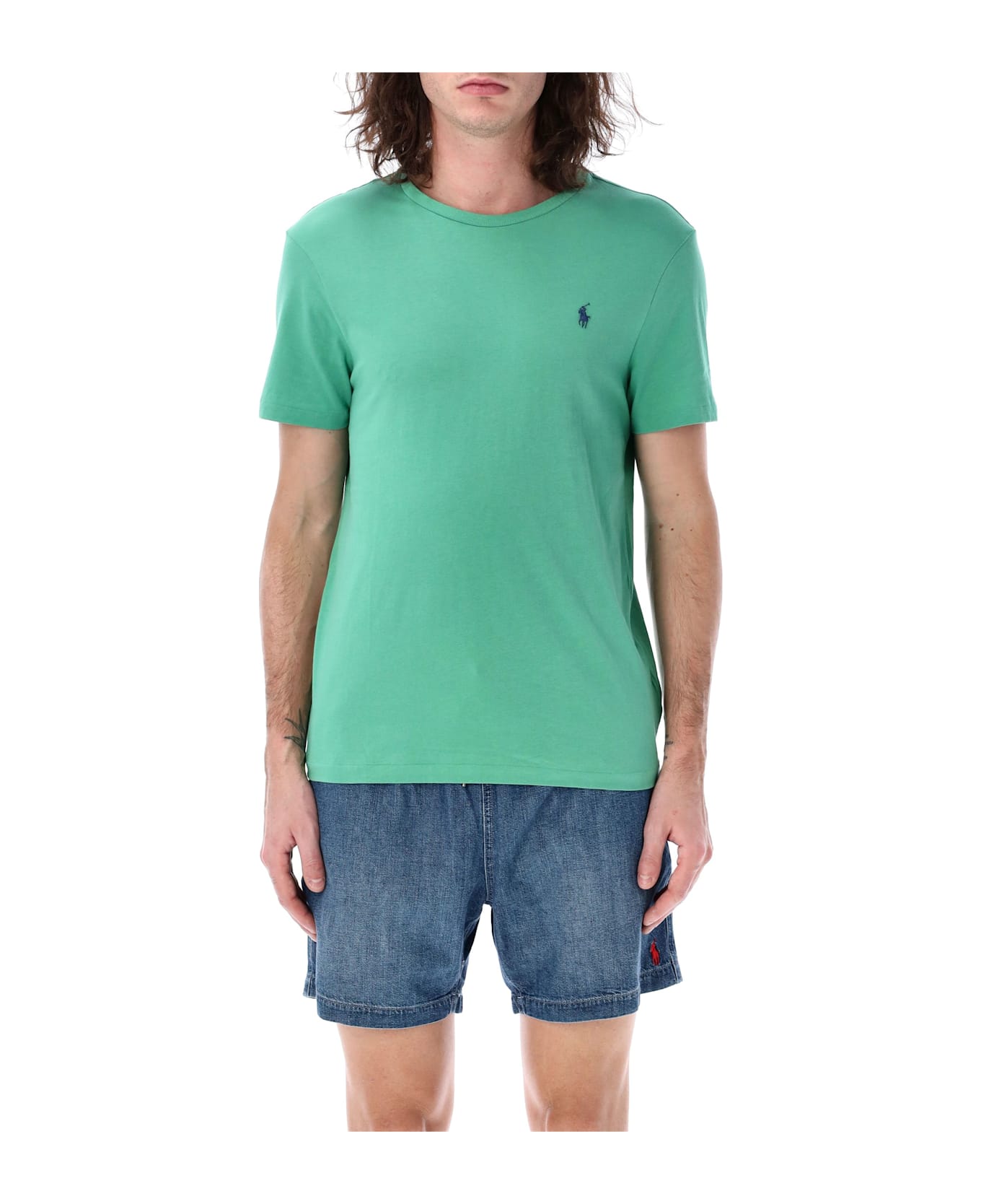 Polo Ralph Lauren Custom Slim Fit T-shirt - RAFT GREEN