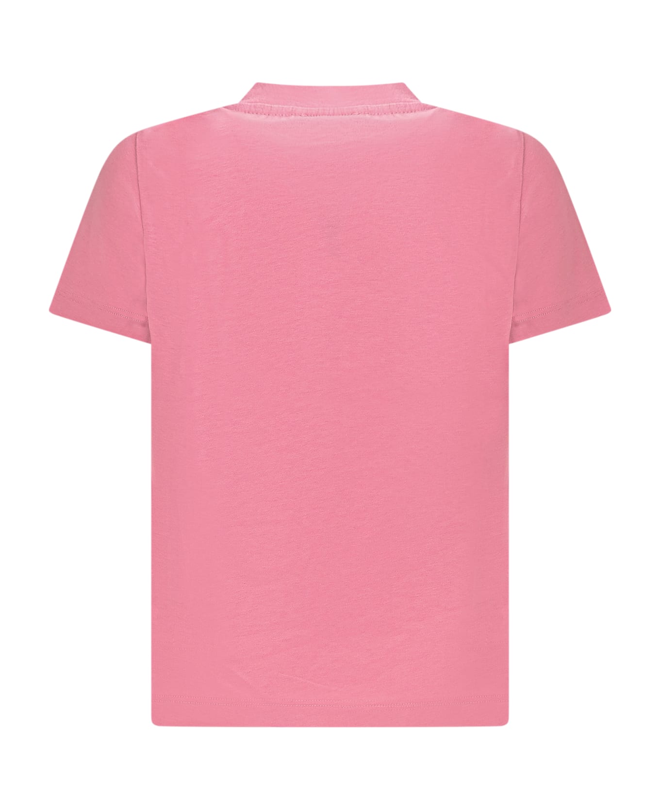 Young Versace T-shirt With Logo - TUTU PINK-BIANCO