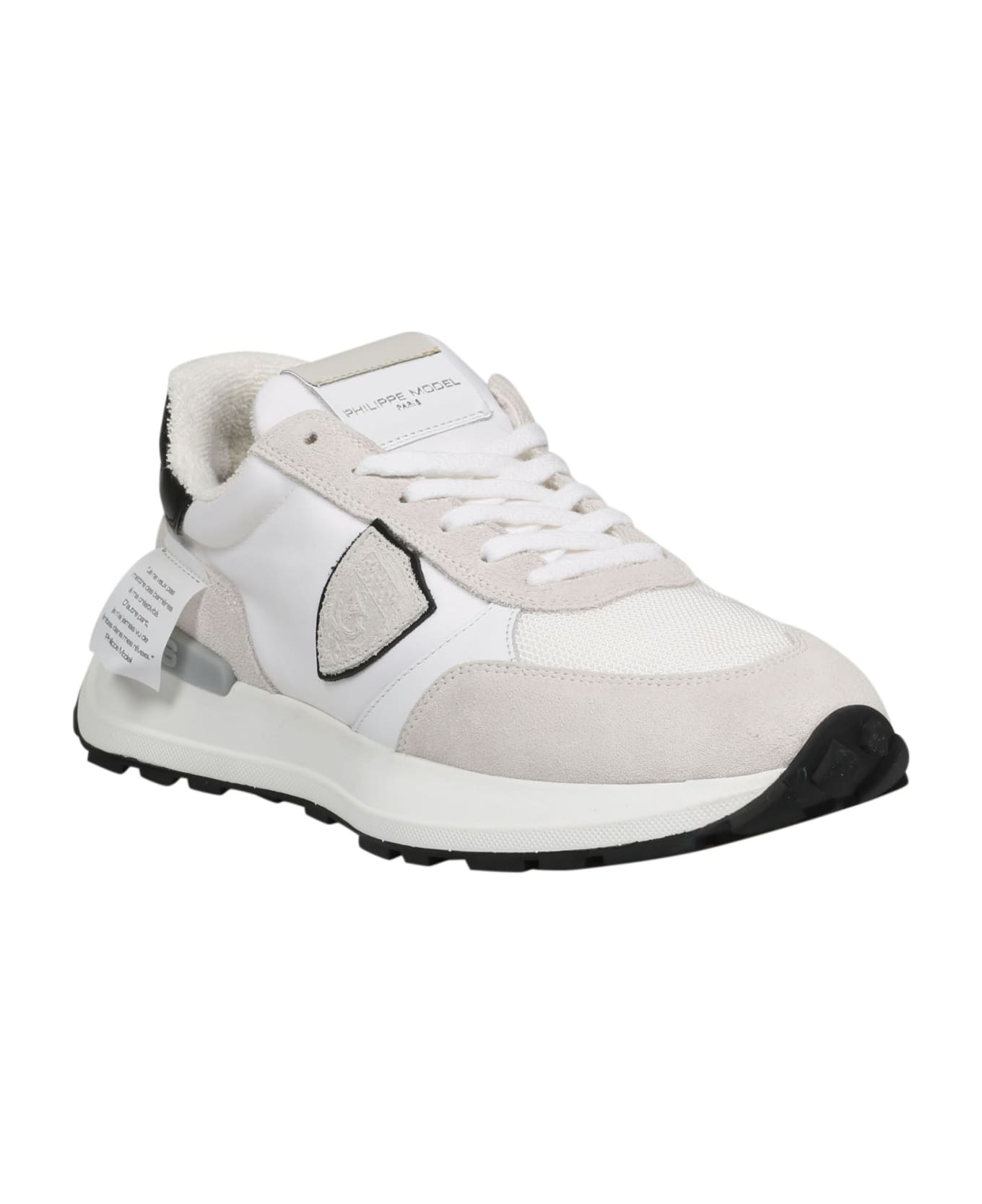 Philippe Model Antibes Low Sneakers - WHITE/GREY