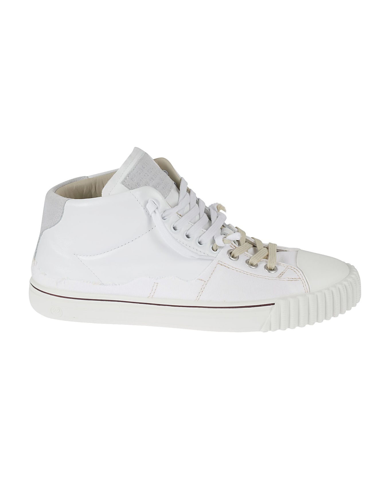 Maison Margiela Evolution Mid Sneakers - White Off White