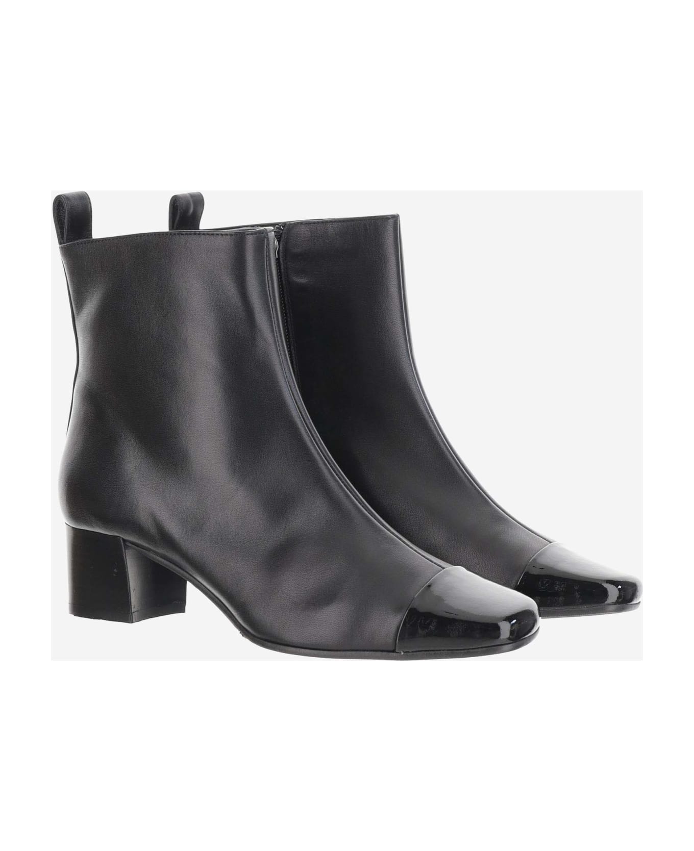 Carel Leather Boots - Black