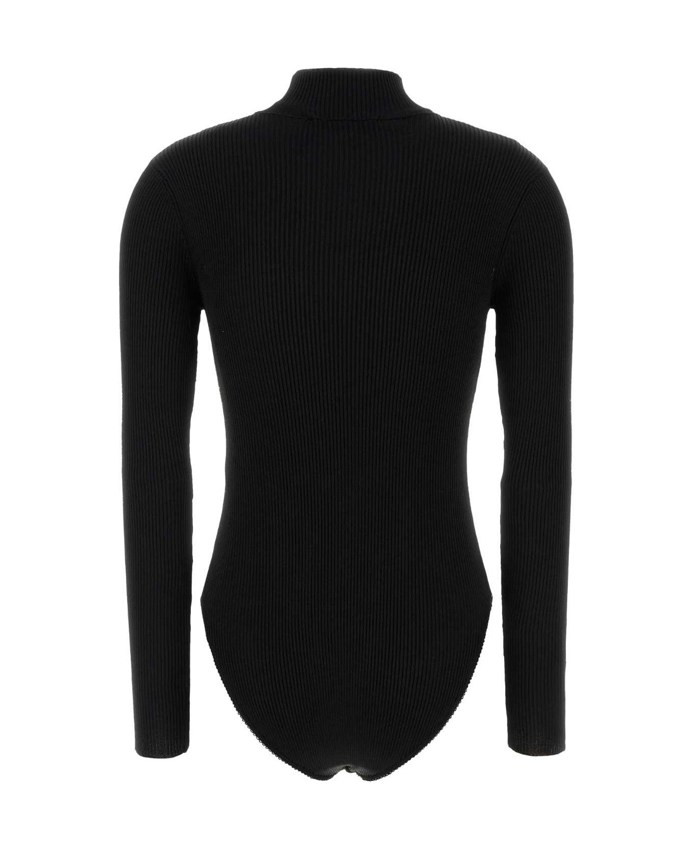 Givenchy Black Polyester Bodysuit - BLACK