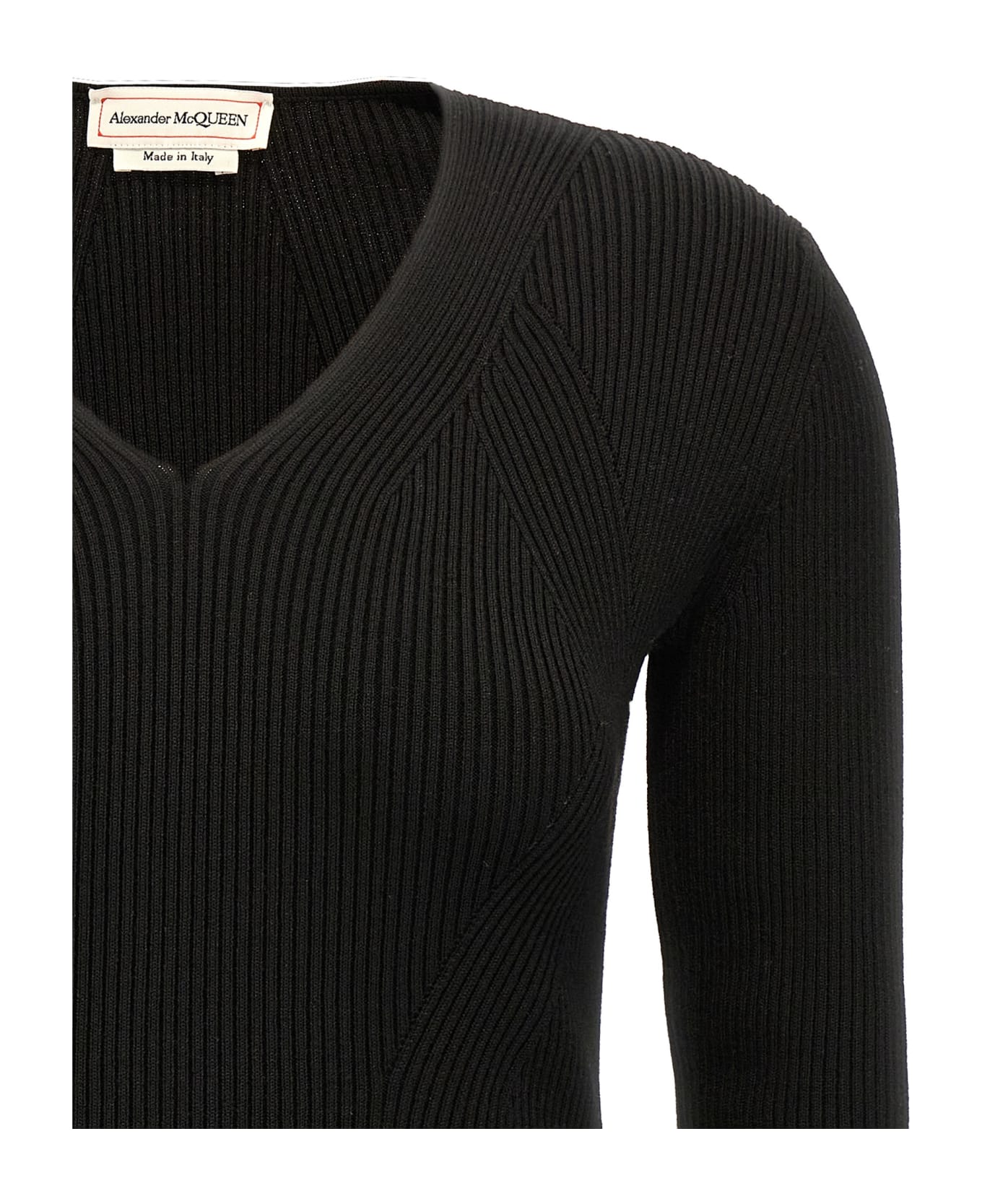 Alexander McQueen Cut-out Sweater - Black  