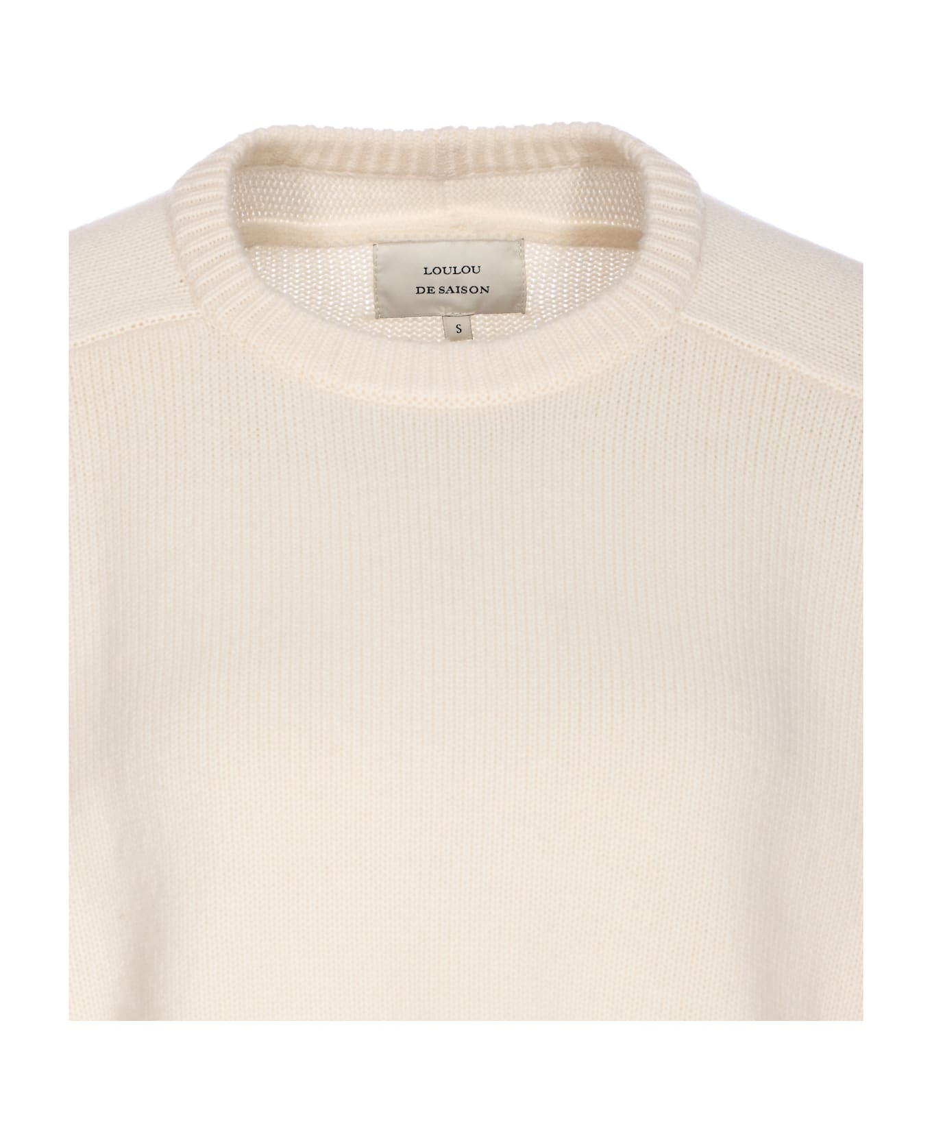 Loulou Studio Bruzzi Sweater - White