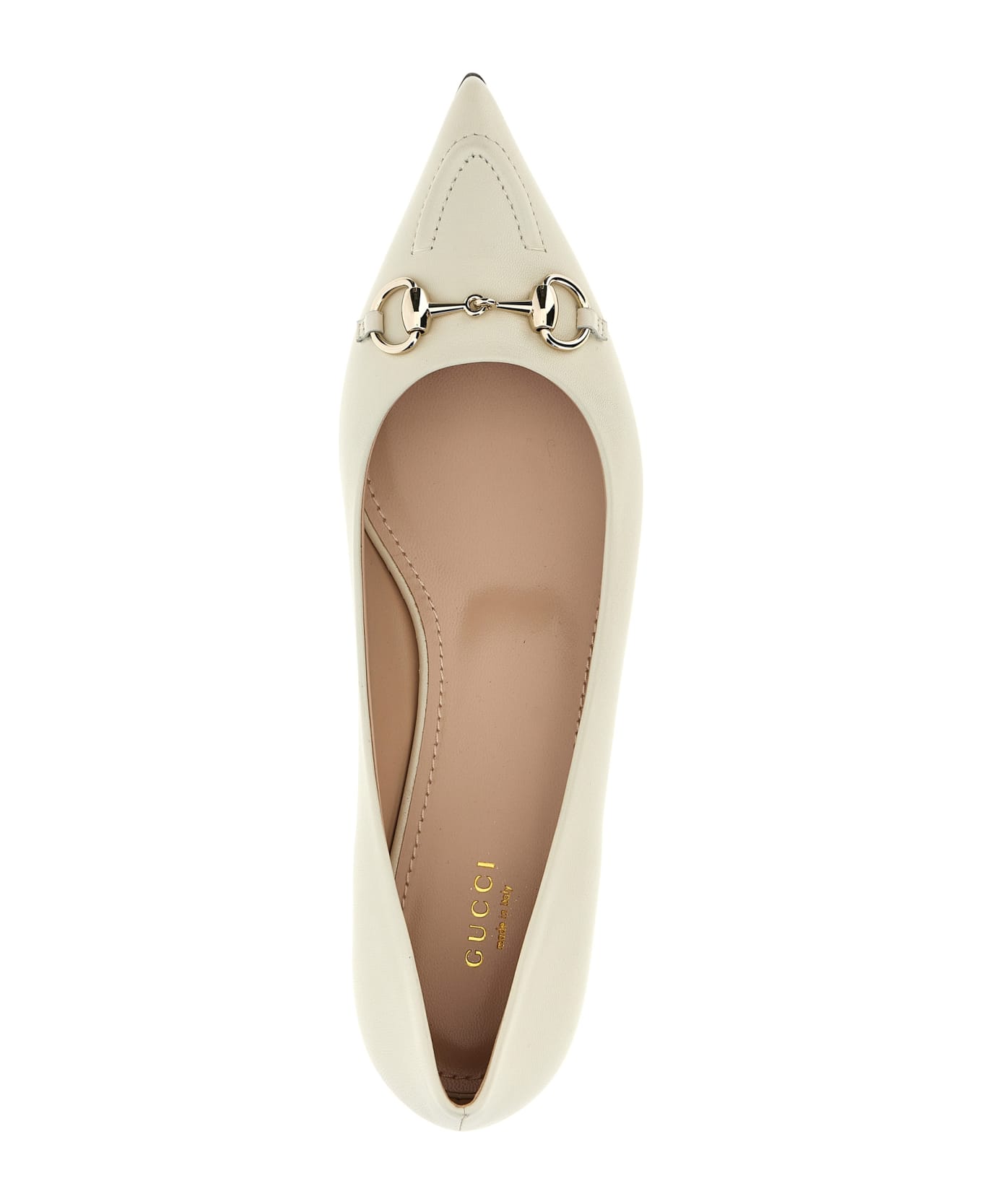 Gucci 'morsetto' Ballet Flats - White