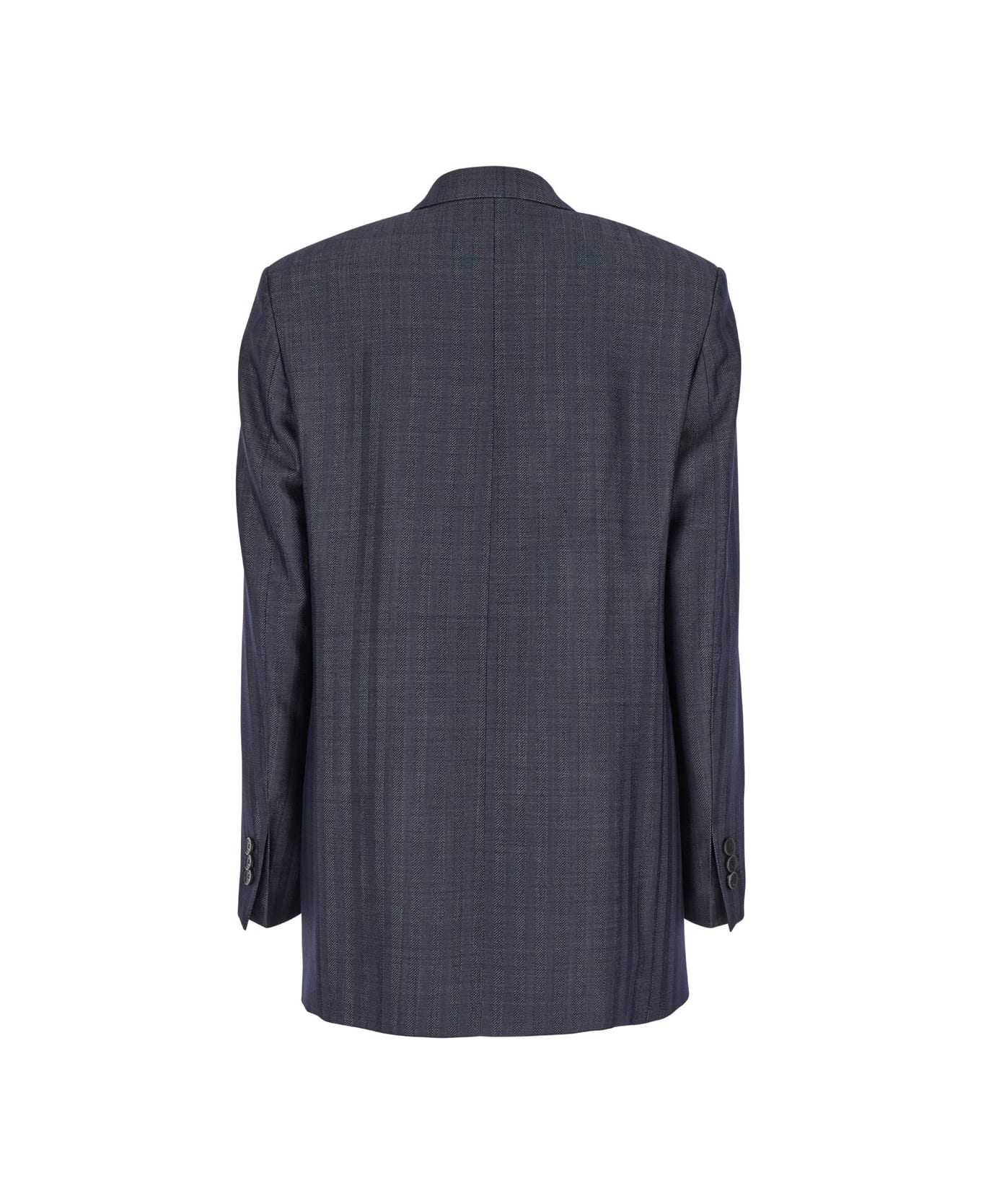 Etro Double Breasted Blazer - Blue