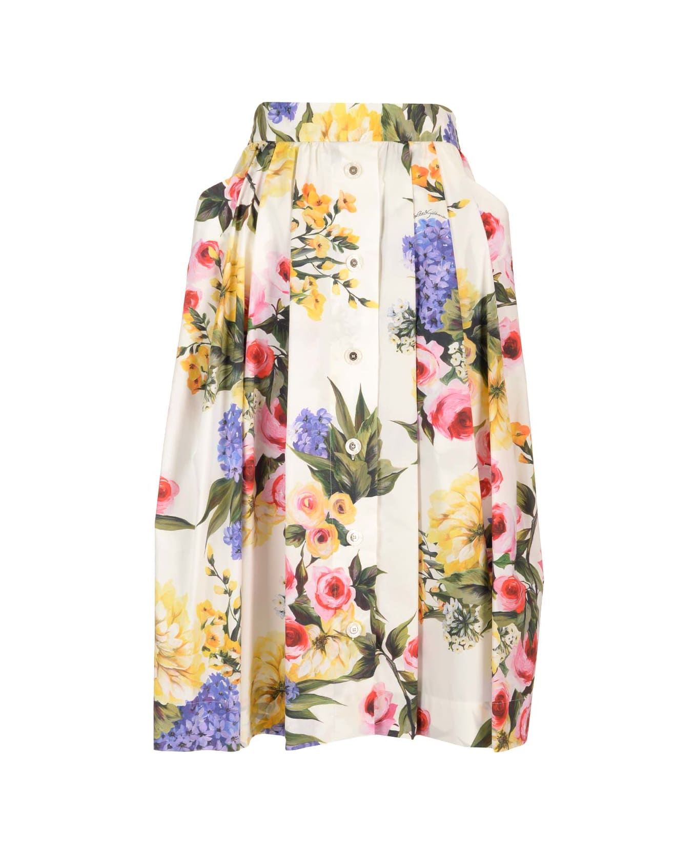 Dolce & Gabbana Floral Print Skirt - Multicolor