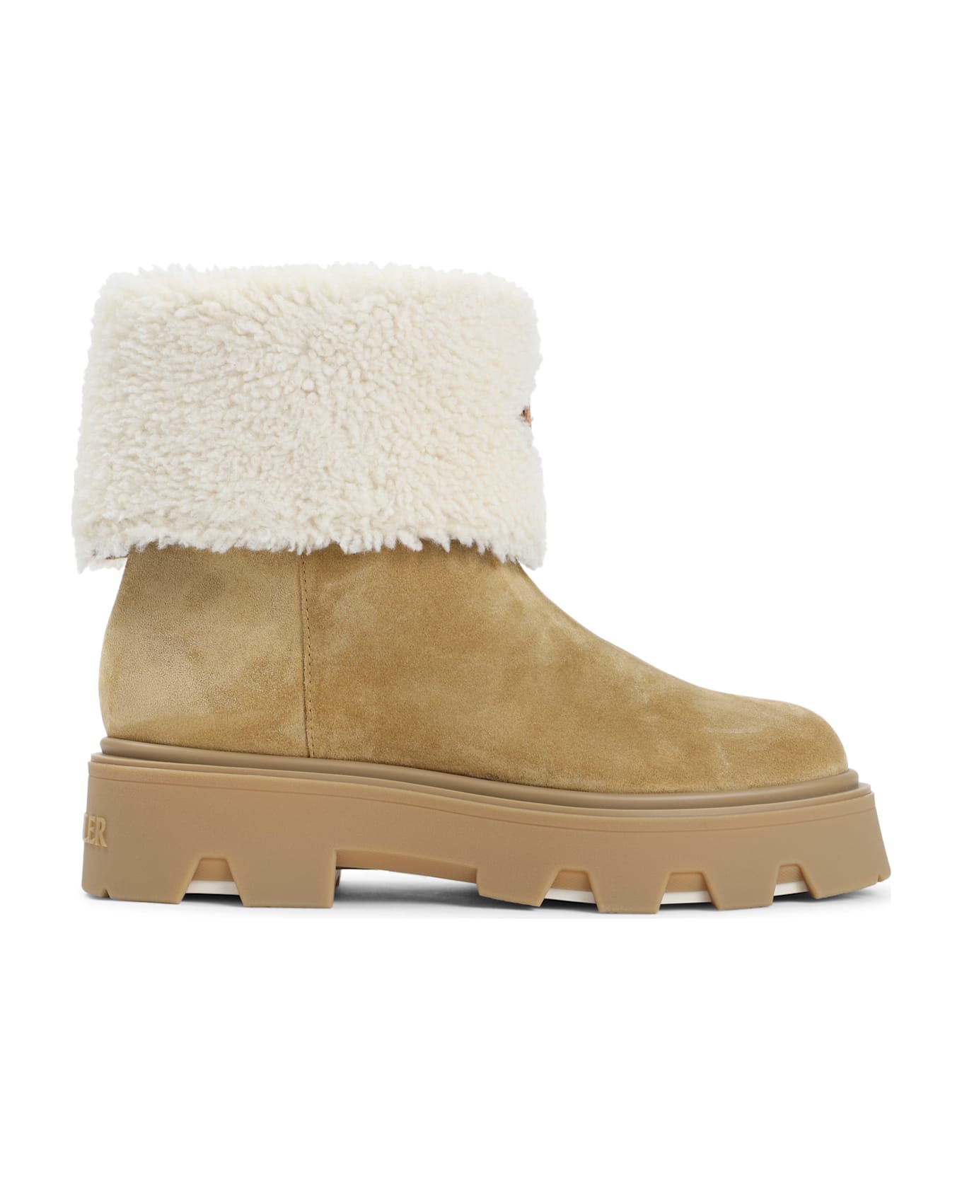 Moncler Aurea Mid Ankle Boots - L Camel