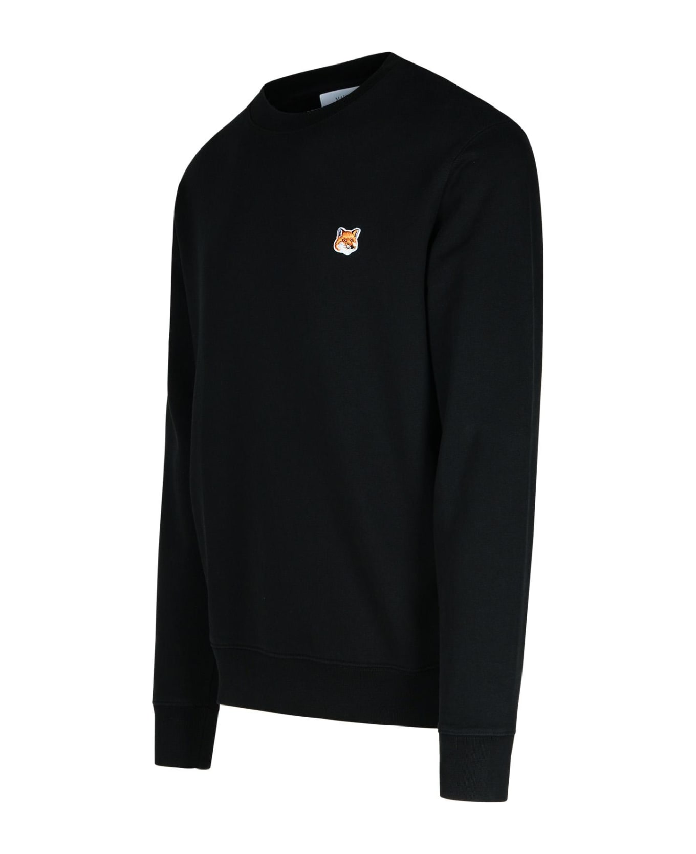 Maison Kitsuné Black Cotton Sweatshirt - Black