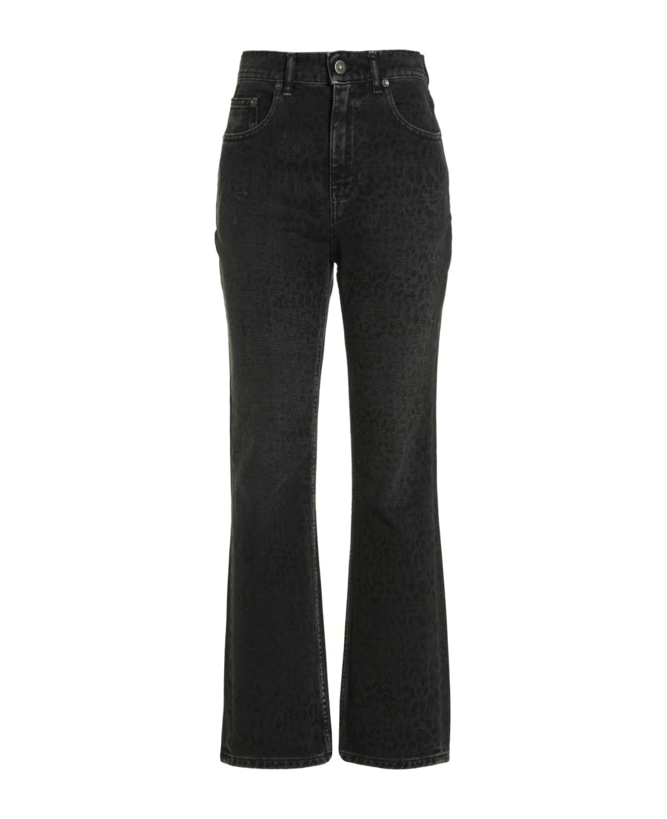 Golden Goose Jeans 'new Cropped Flare Deryn' - Gray