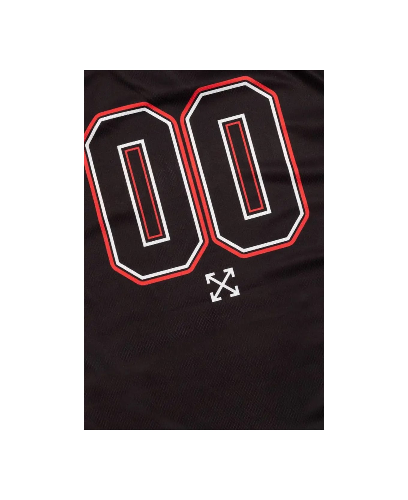 Off-White "soccer Track" T-shirt - BLACK