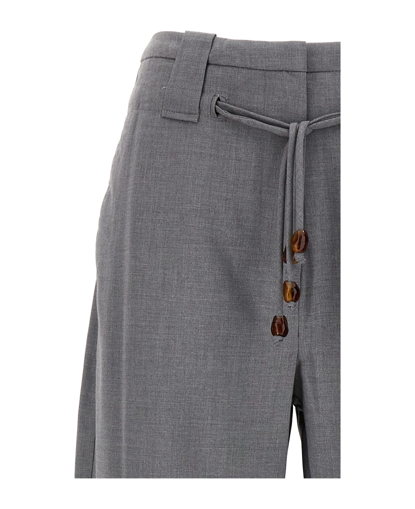 Ganni 'drapey' Pants - Gray