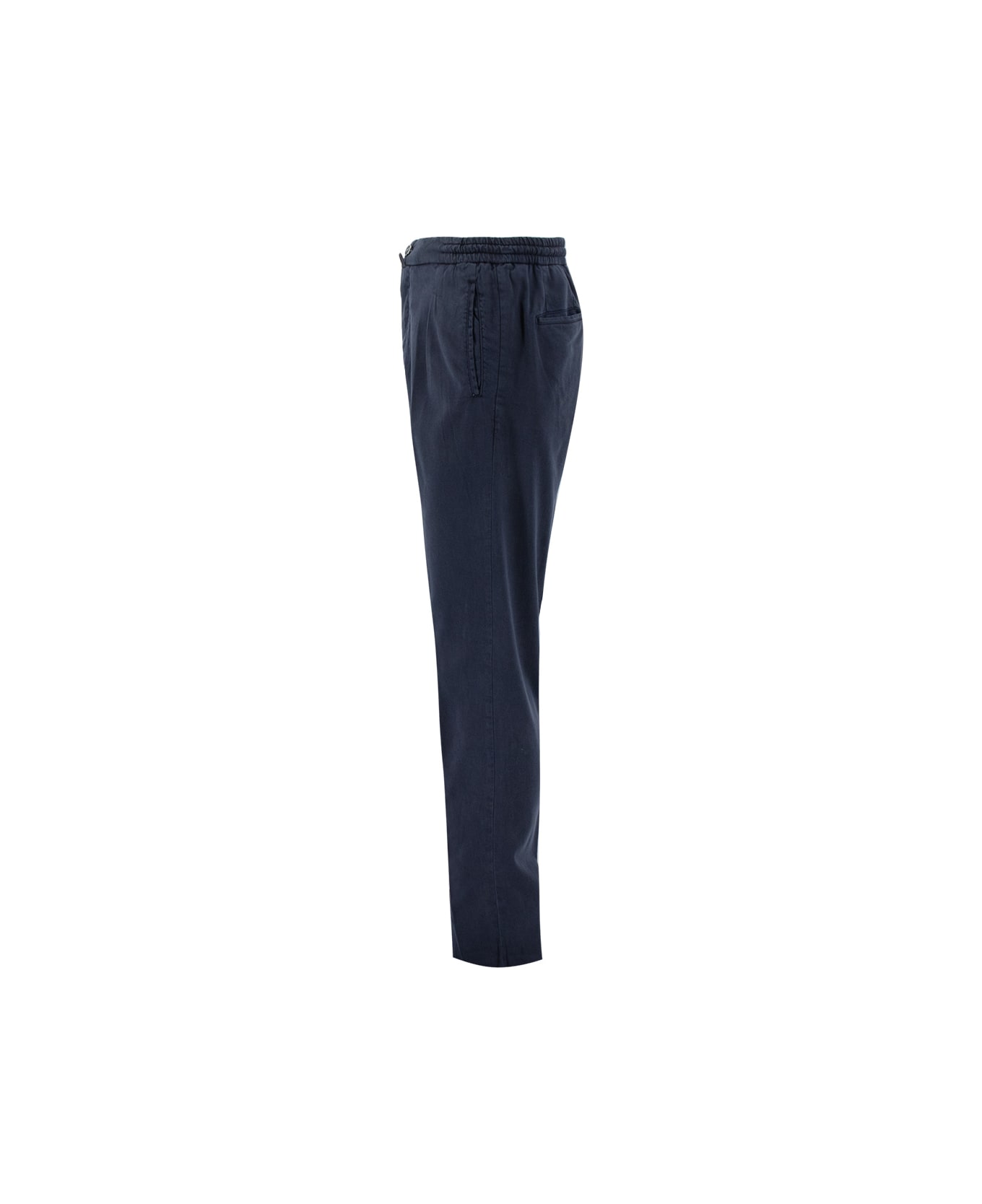 Kiton Trousers Norwich - NAVY BLUE