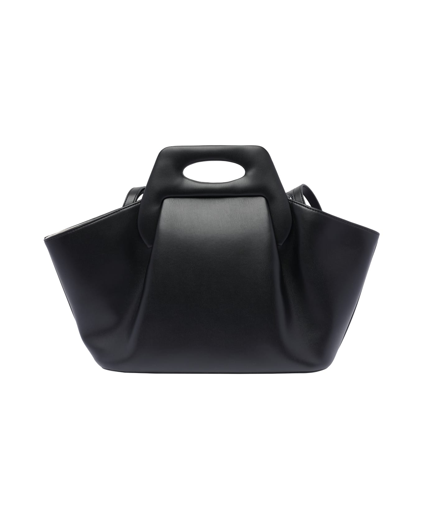 THEMOIRè Dhea Vegan Fabric Shoulder Bag - Black