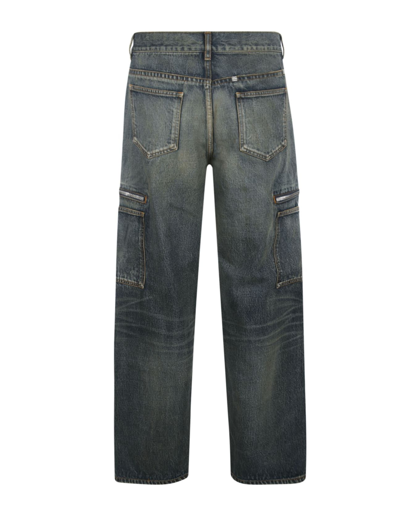 Givenchy Loose Fit Cargo Pants - Medium Blue