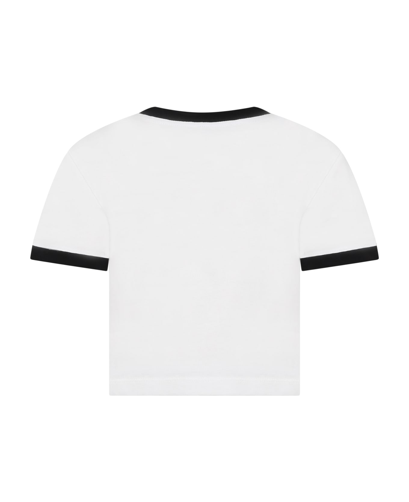 Nike White T-shirt For Girl With Logo - White