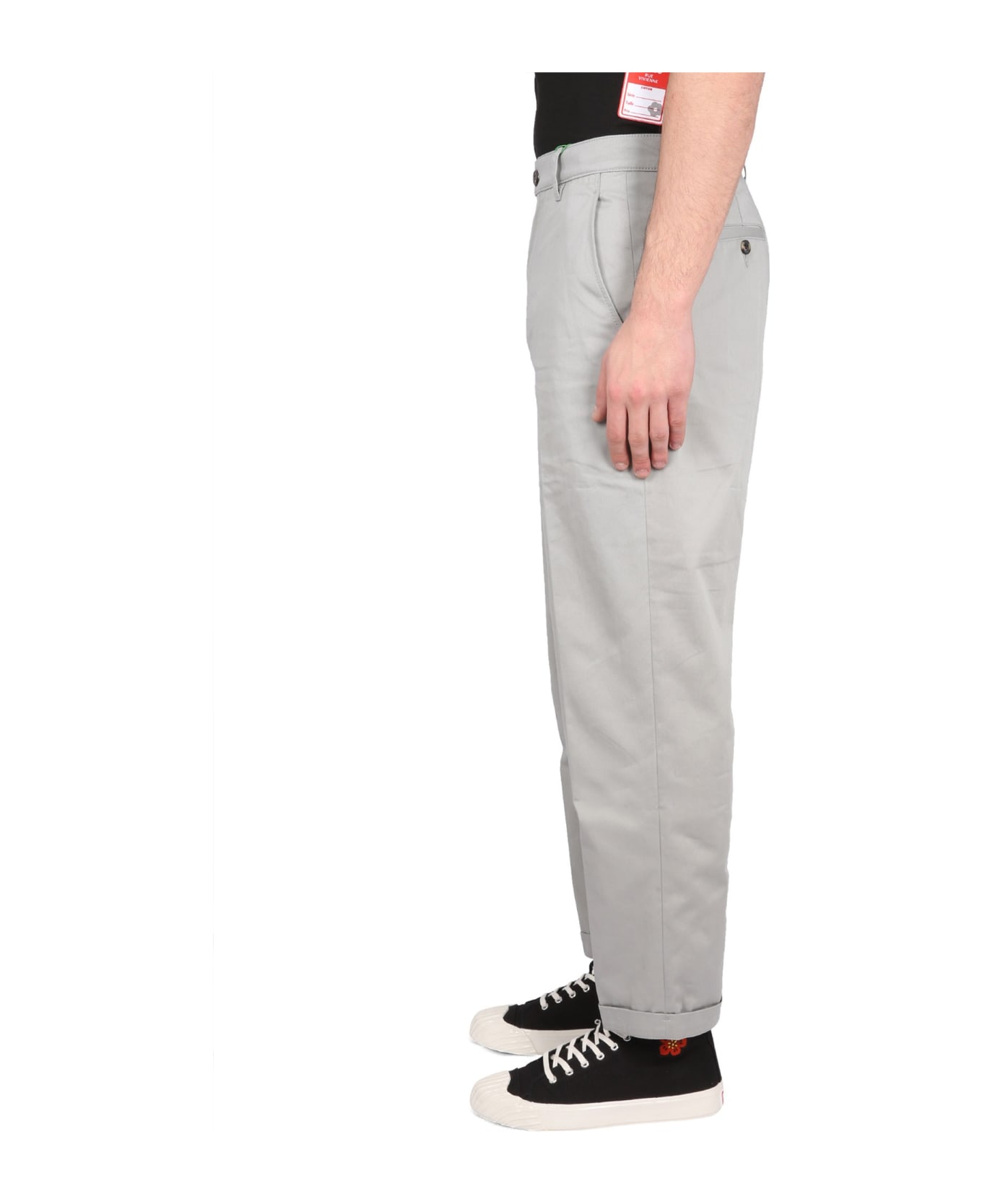 Kenzo Classic Fit Pants - GRIGIO