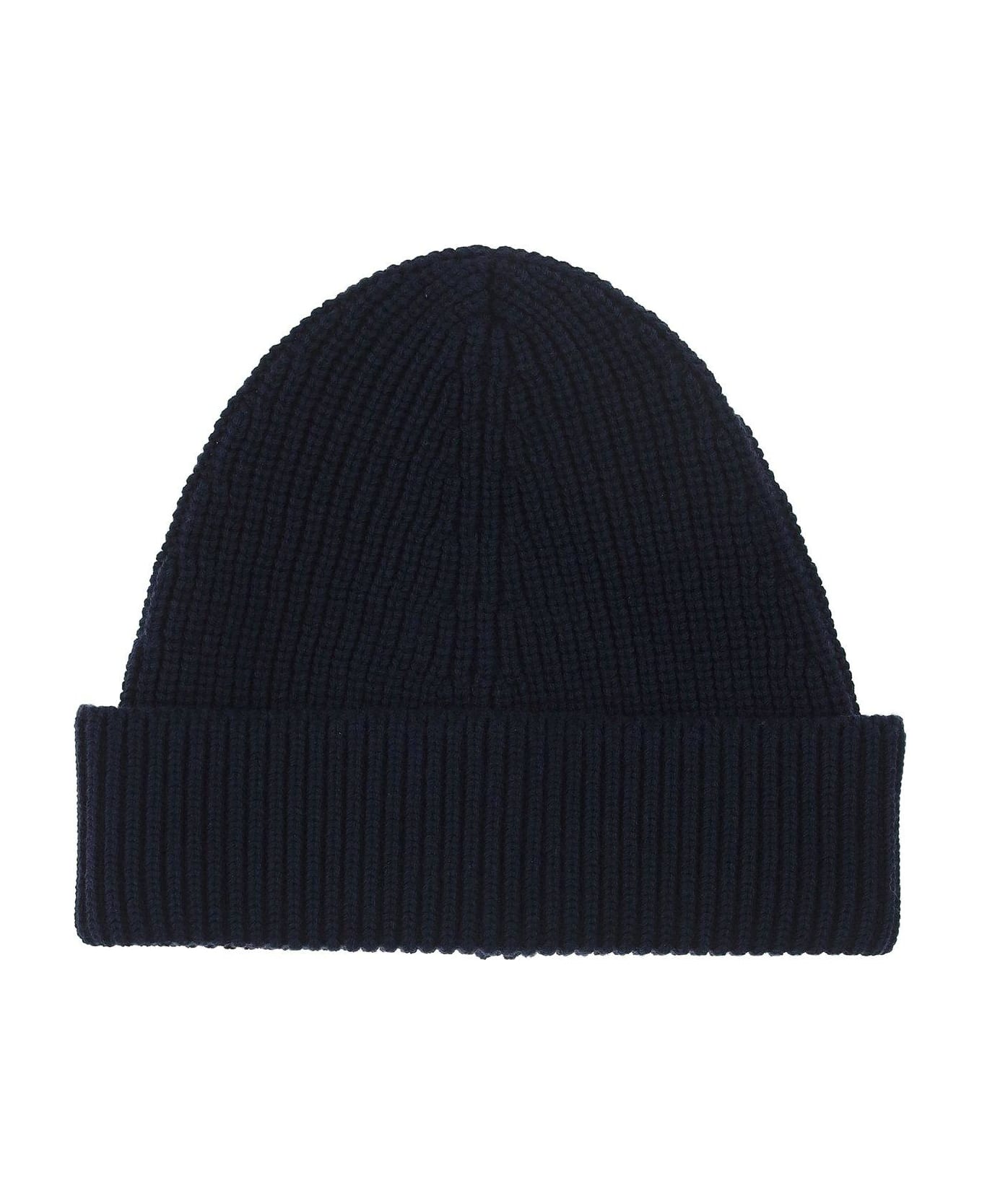 Maison Margiela Four-stitches Knit Beanie - navy 帽子