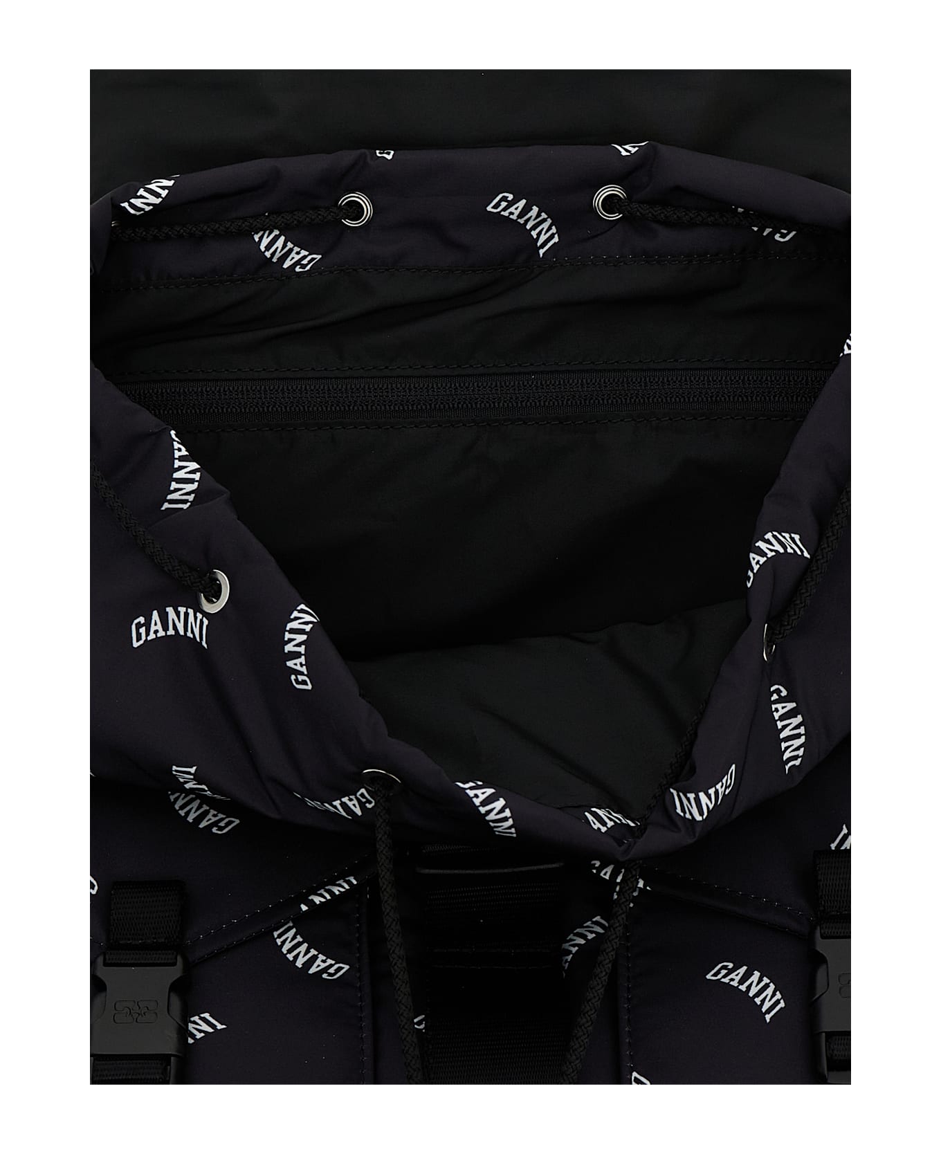 Ganni 're-tech' Backpack - Black  