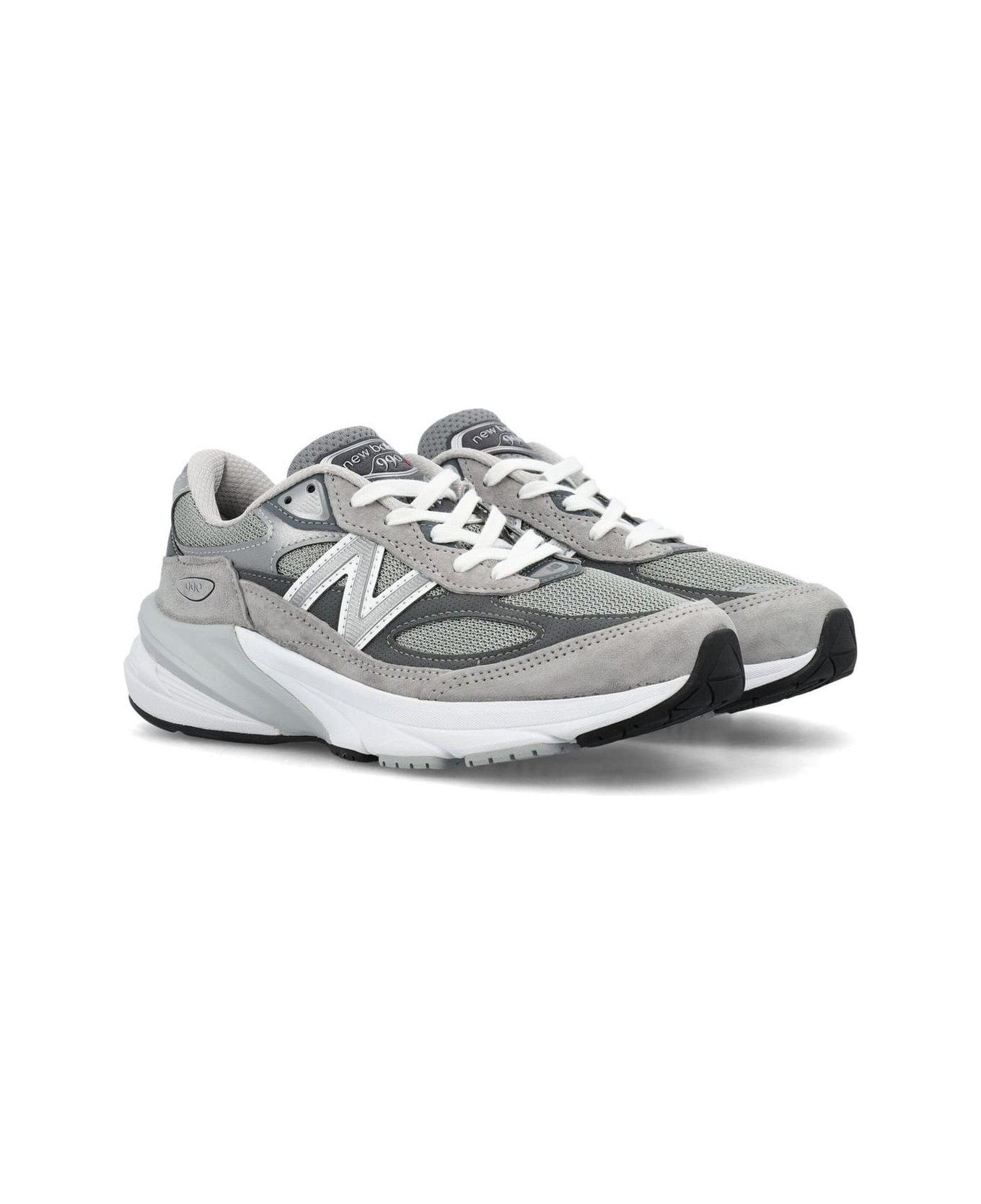 New Balance 990 V6 Laceup Sneakers - GREY