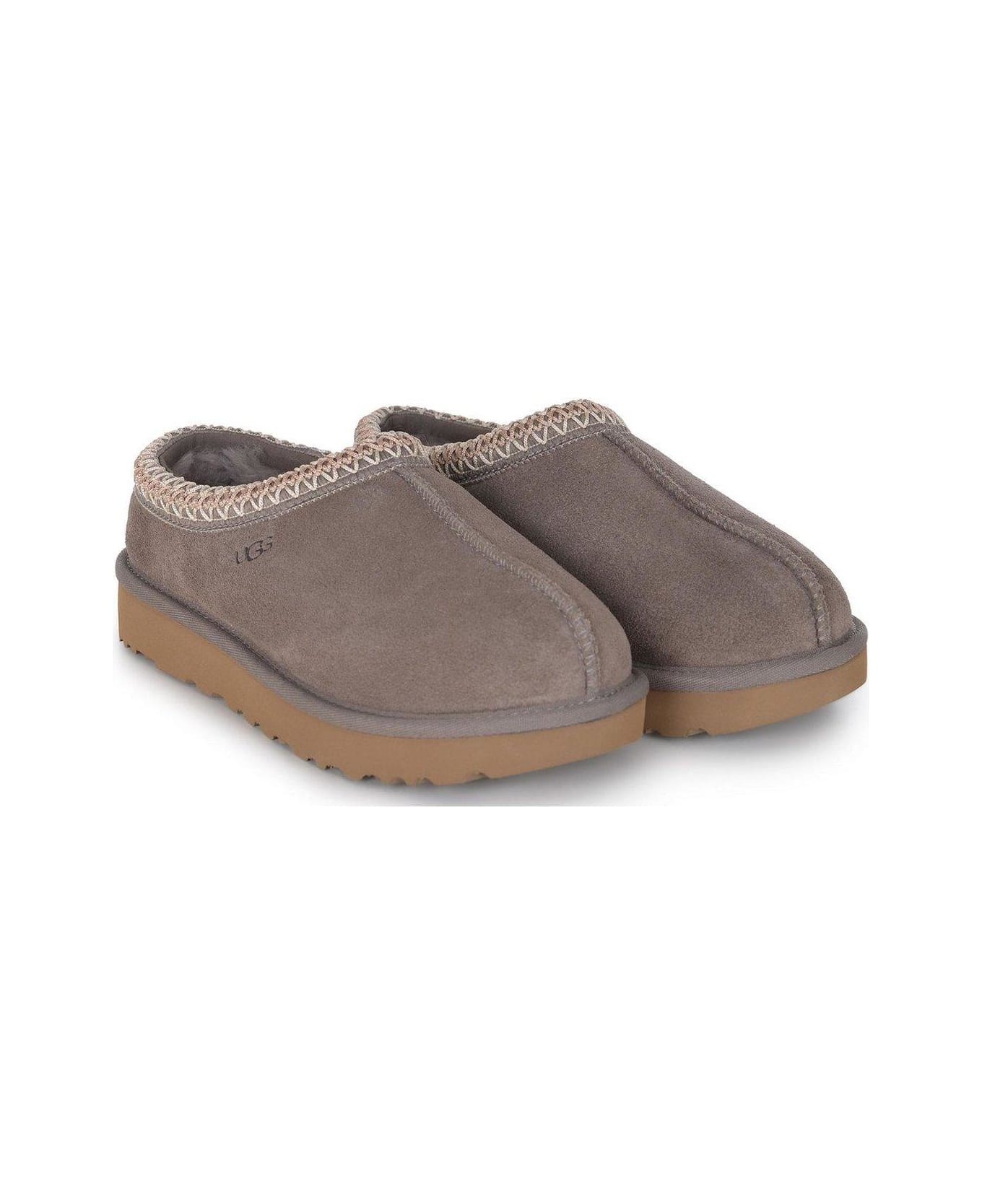 UGG Tasman Logo Embossed Slippers - Grey