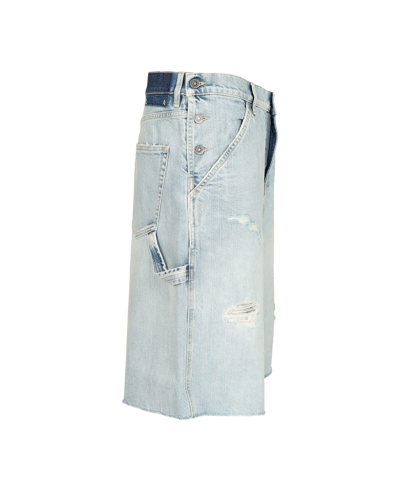 Golden Goose Denim Shorts - Blue