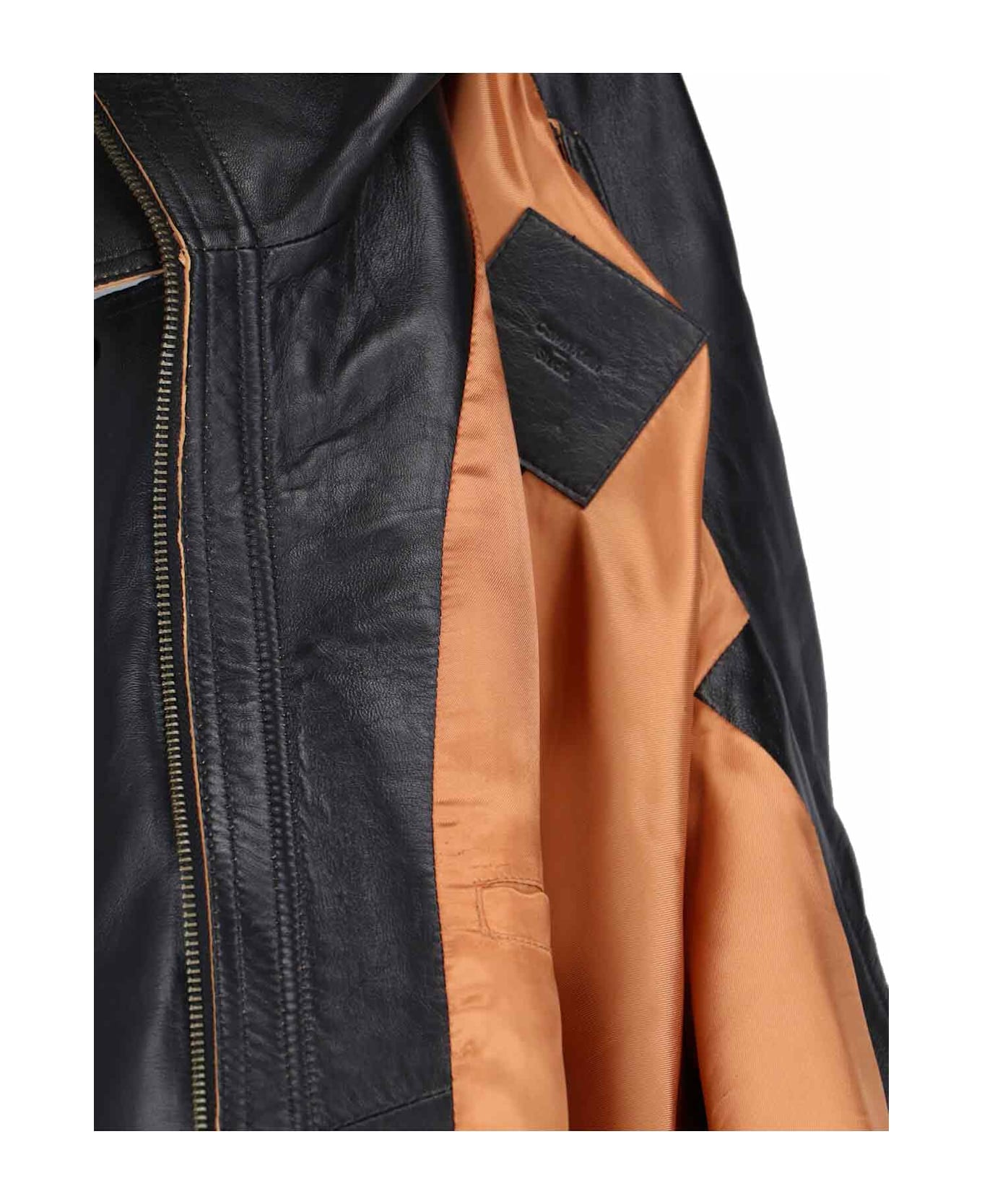 Calvin Klein Sheep Skin Jacket - Black  