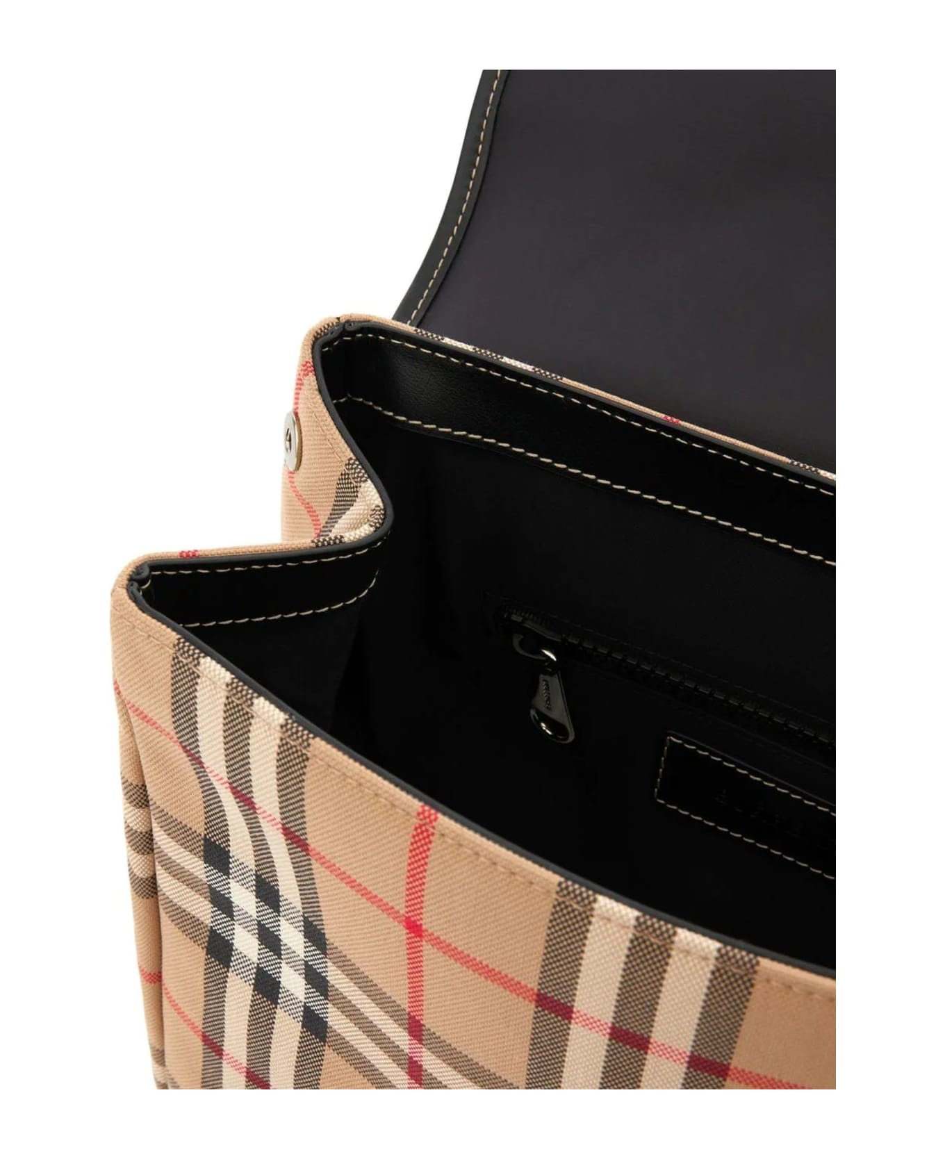 Burberry Check Cotton Backpack - Check