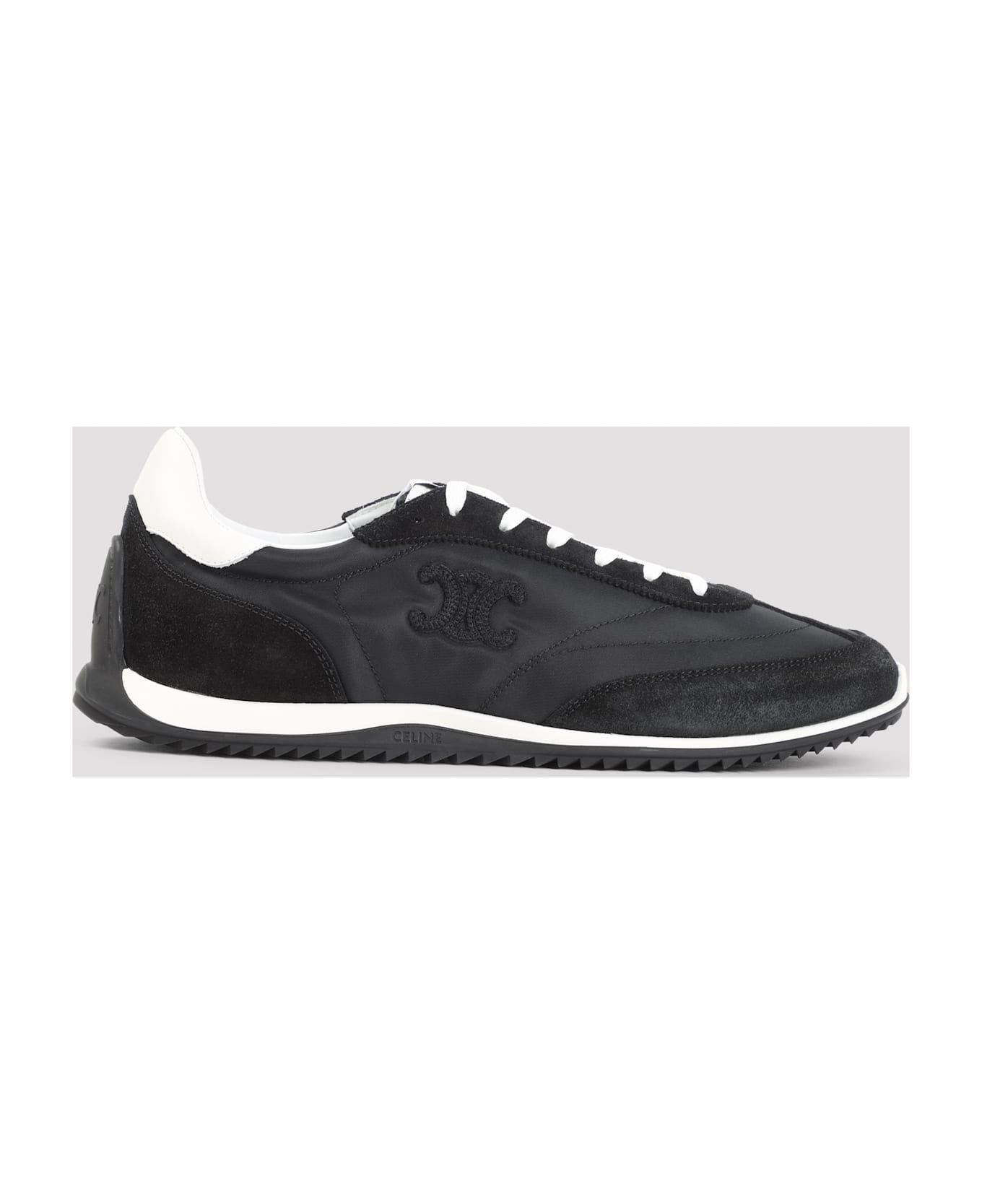 Celine Low Lace-up Sneakers With Triomphe - No Black