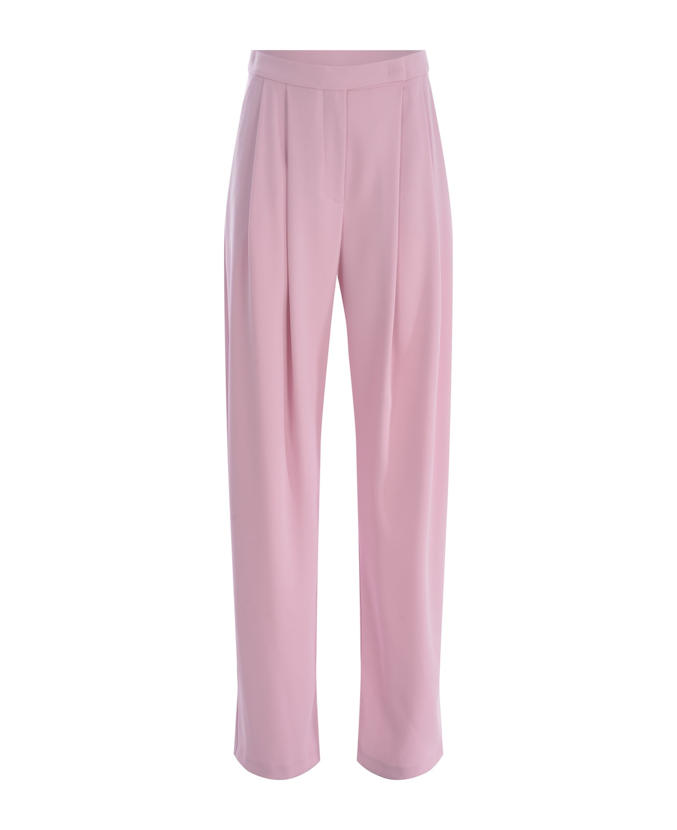 Pinko Trousers Pinko "montano" Made Of Crêpe - Rosa