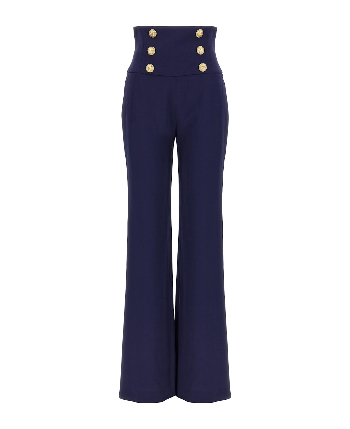 Balmain 'chiocciola' Pants - Blue