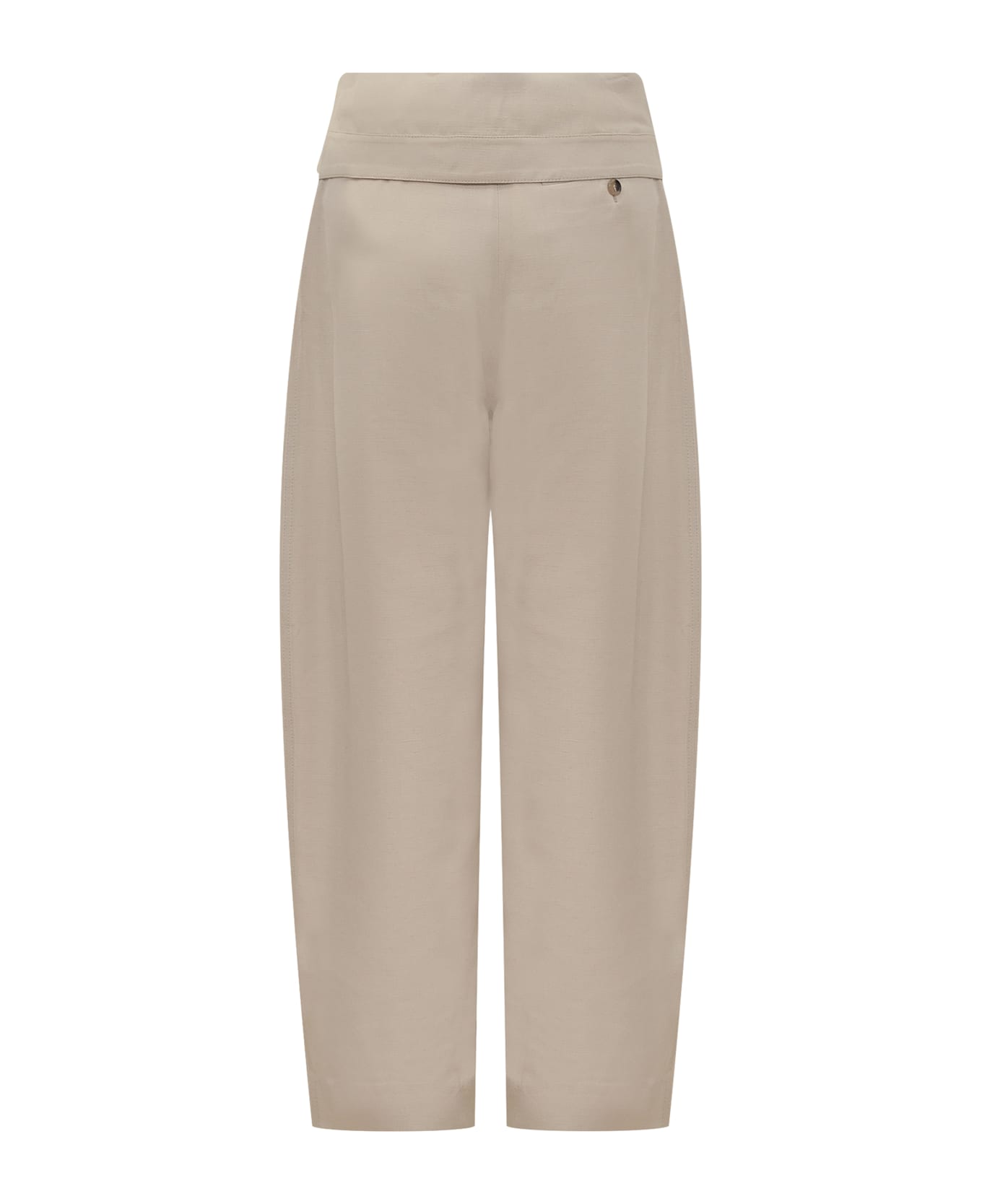 J.W. Anderson Fold Over Trousers - BEIGE
