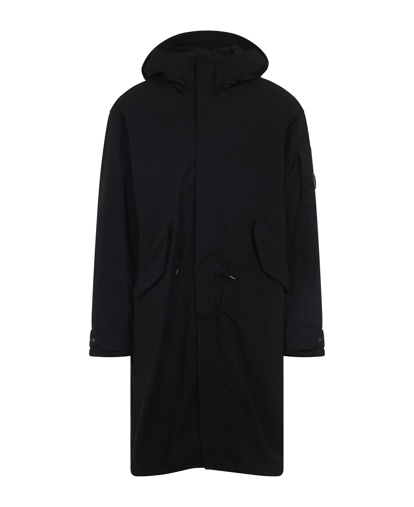 C.P. Company Outerwear Long Jacket - Black