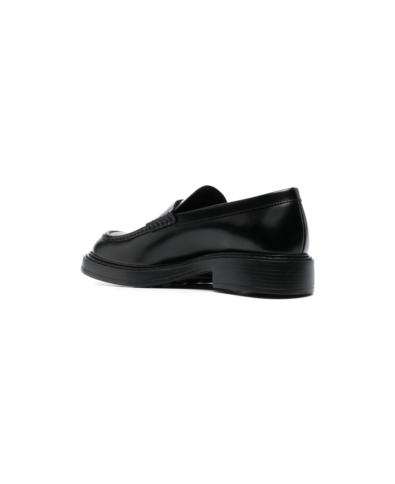 Tod's Logo Slip-on Derby Shoes - Black