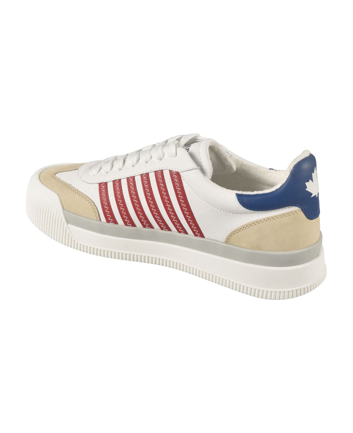 Dsquared2 New Jersey Sneakers - White/Red/Blue