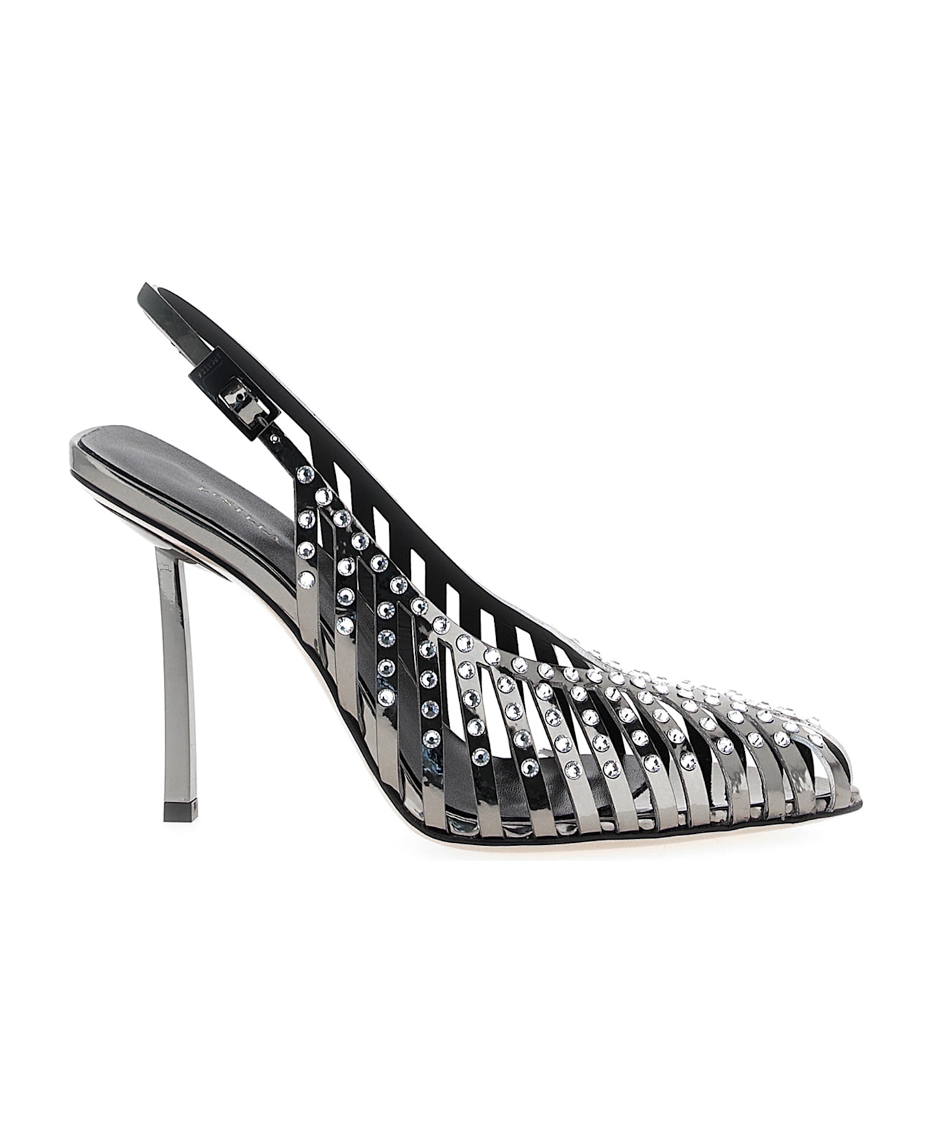 Le Silla 
cage
 Slingback - Silver