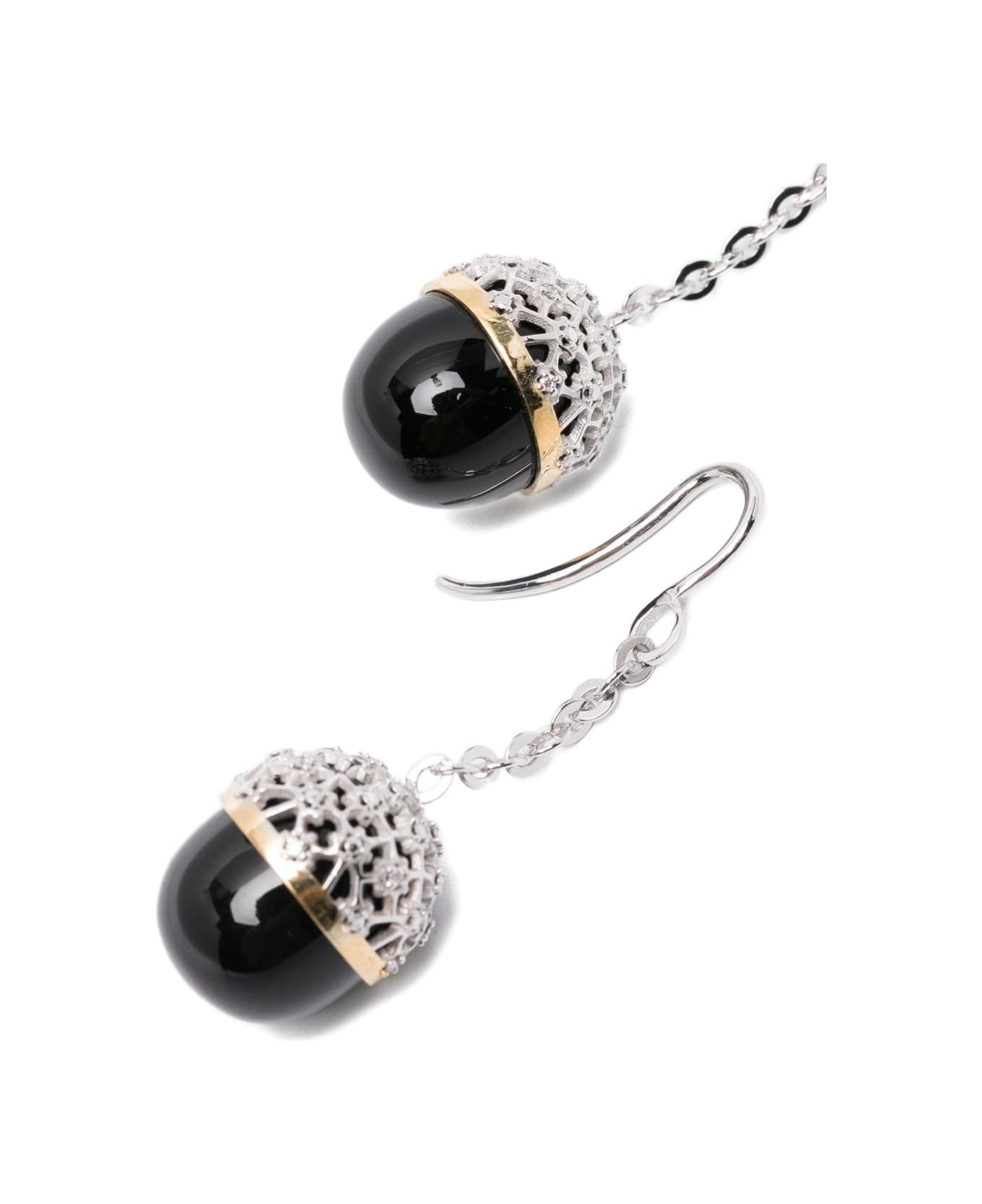 Totême Pendant Earrings - Black