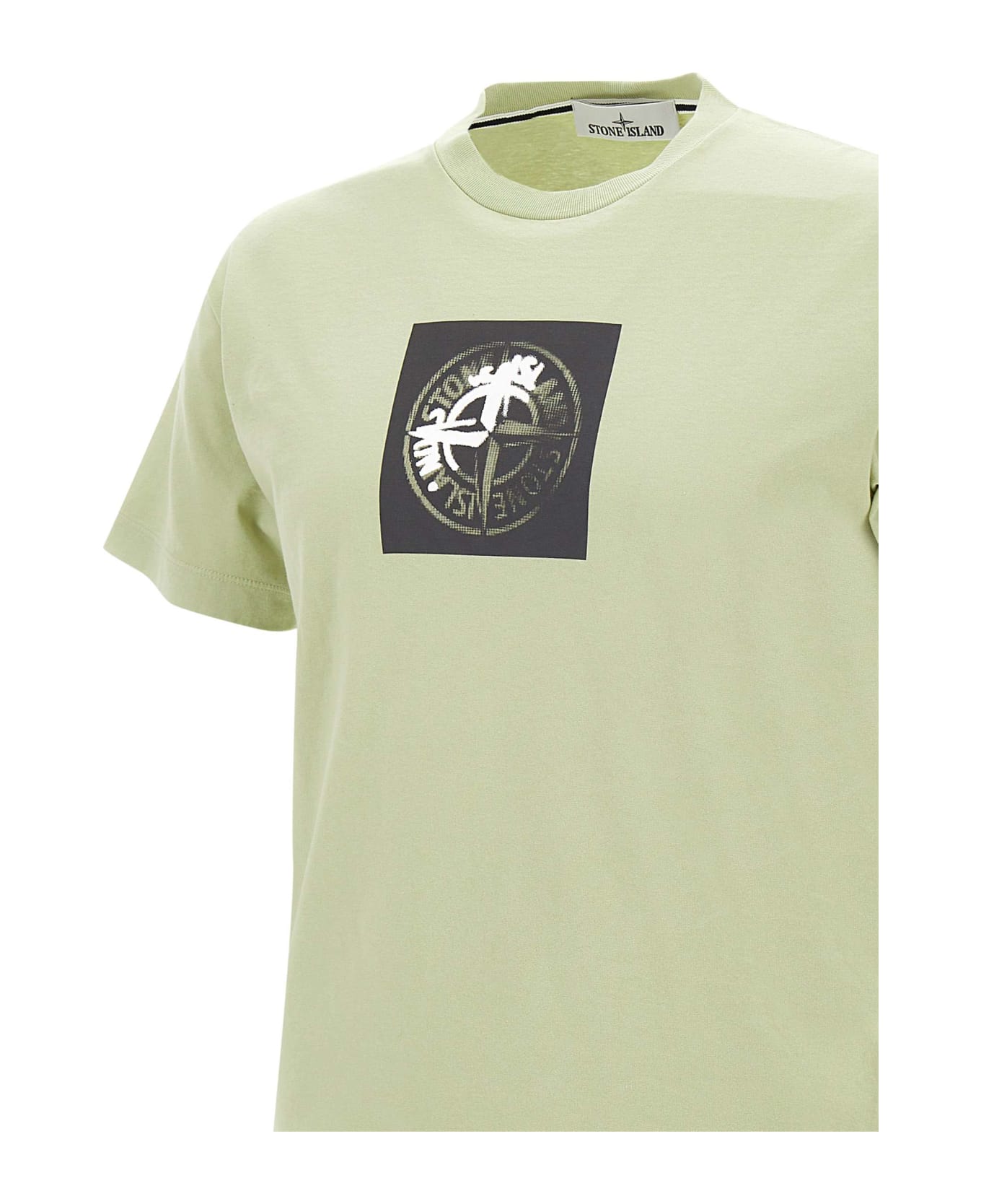 Stone Island Cotton T-shirt - GREEN