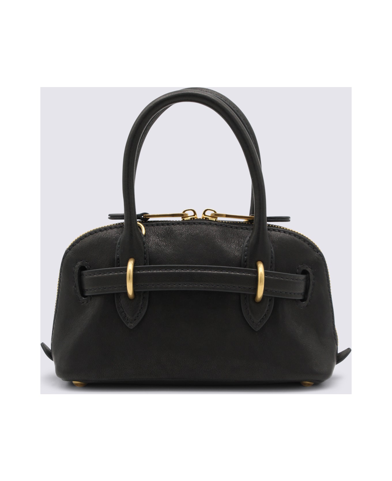 Miu Miu Black Leather Crossbody Bag - Black