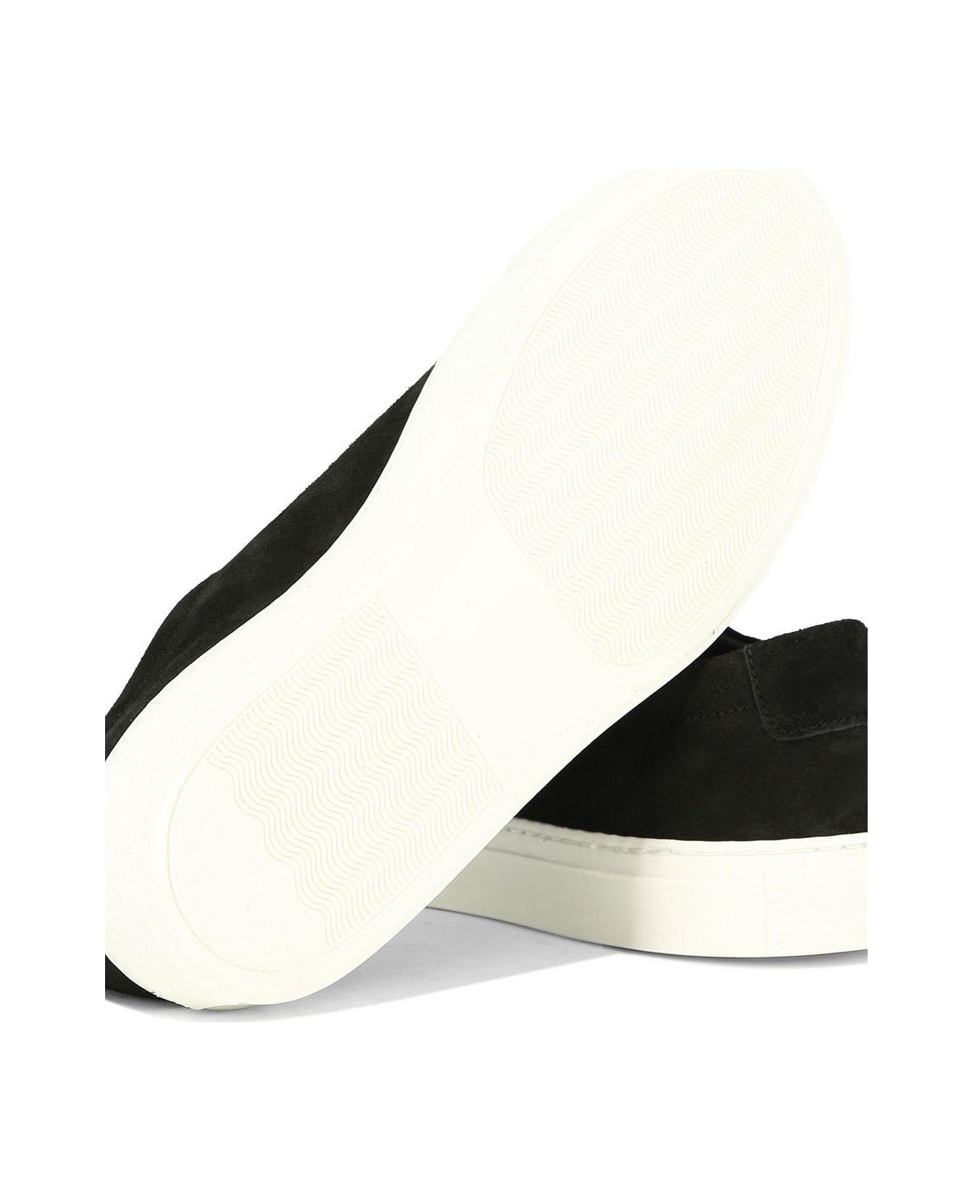 Common Projects Achilles Sneakers In Black Suede - Black