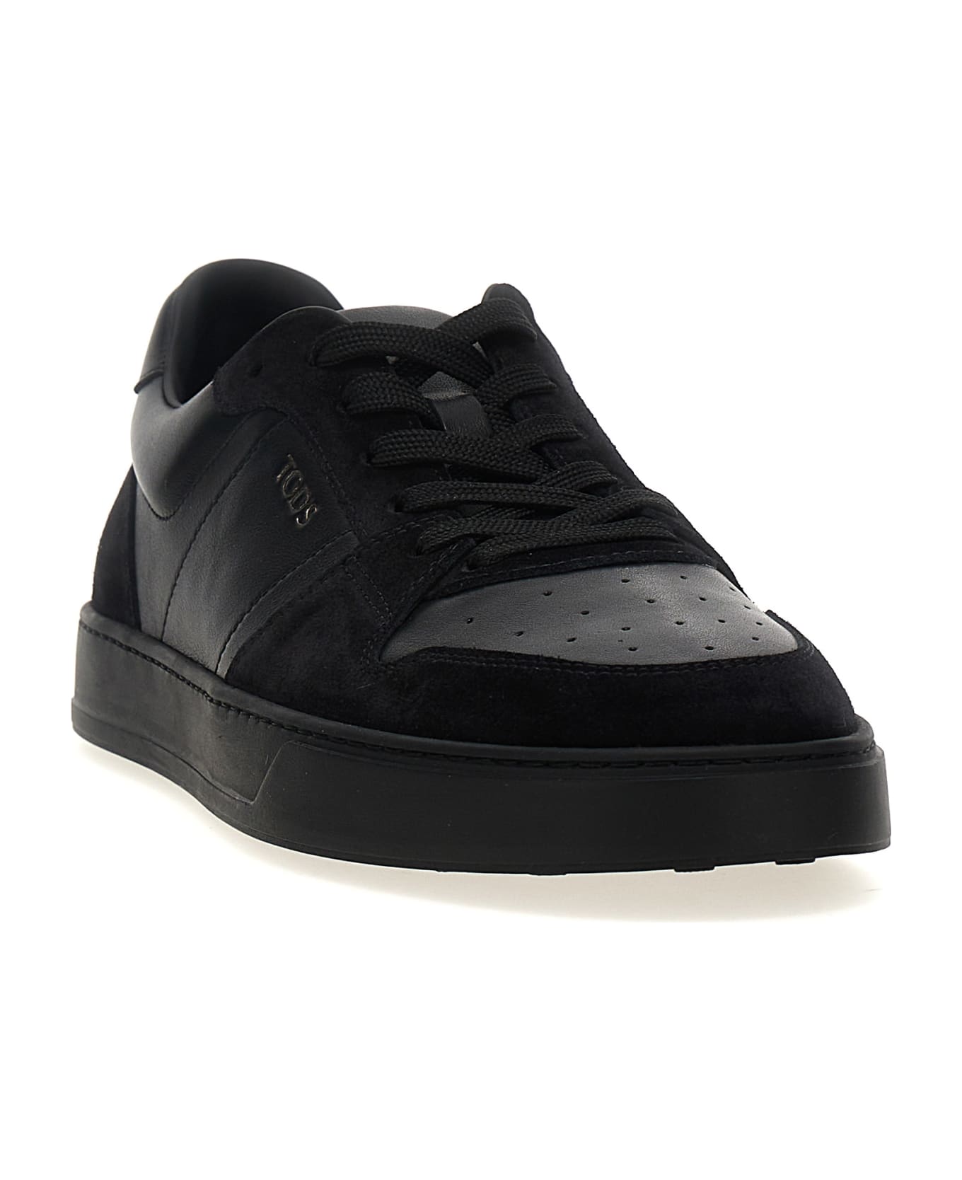 Tod's Logo Sneakers - Black