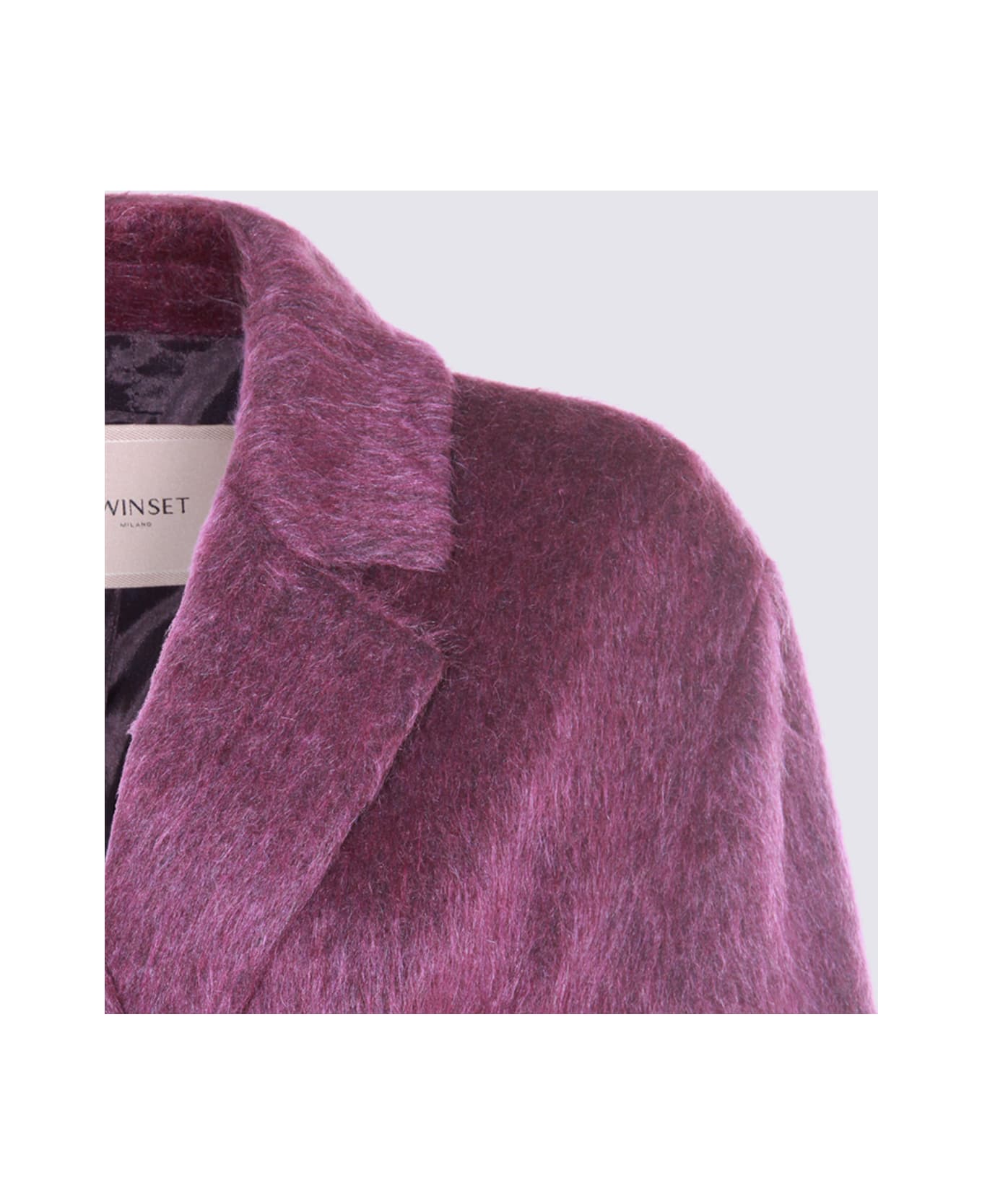 TwinSet Purple Coat - PURPLE EDEN