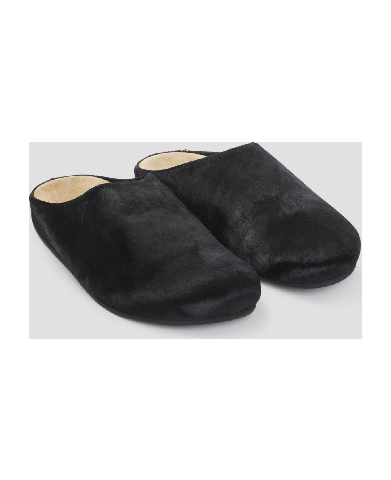 The Row Hugo Slides - Blk Black