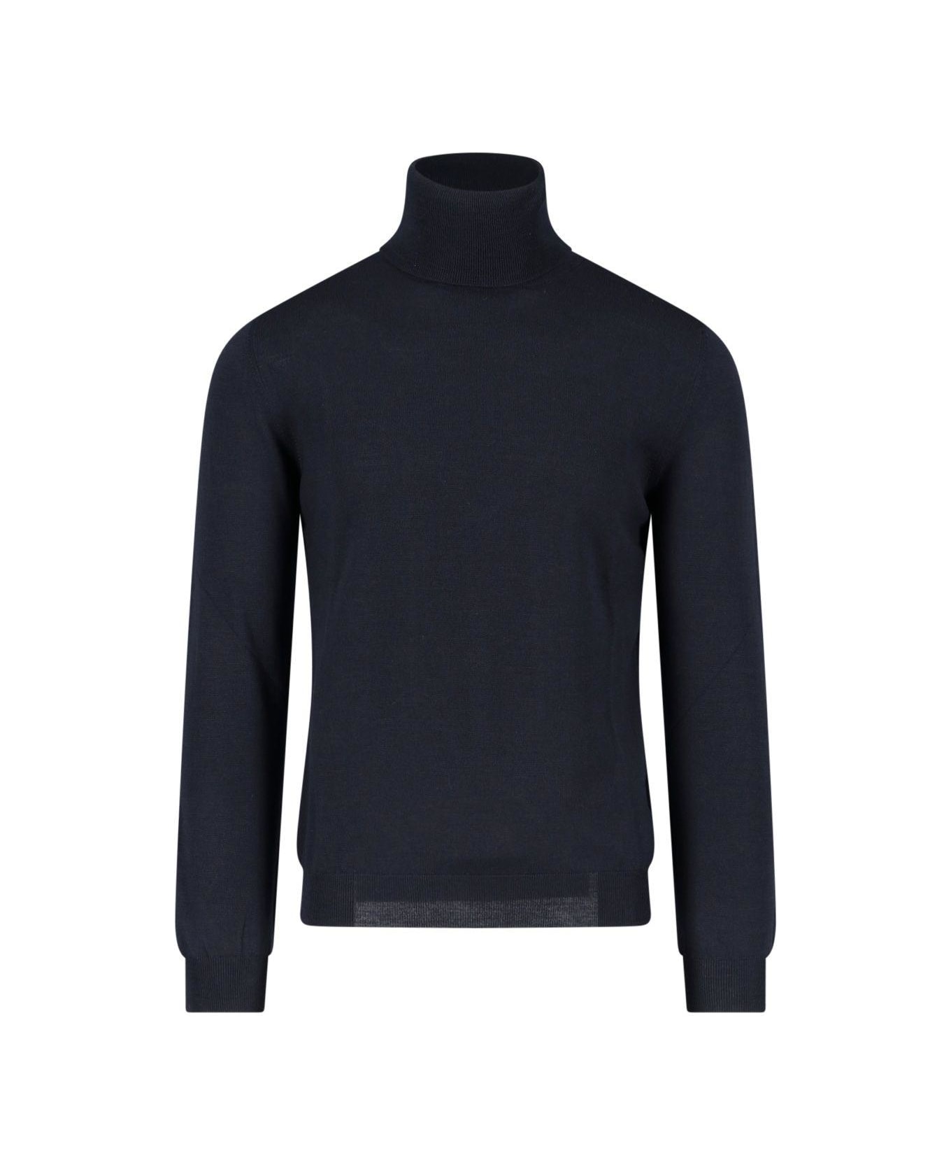 Zanone Wool Turtleneck Sweater