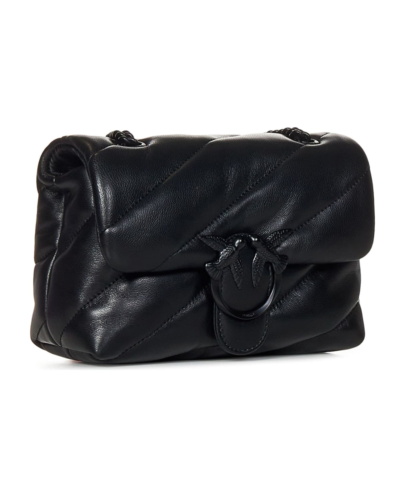 Pinko Mini Love Bag Puff Shoulder Bag - Black